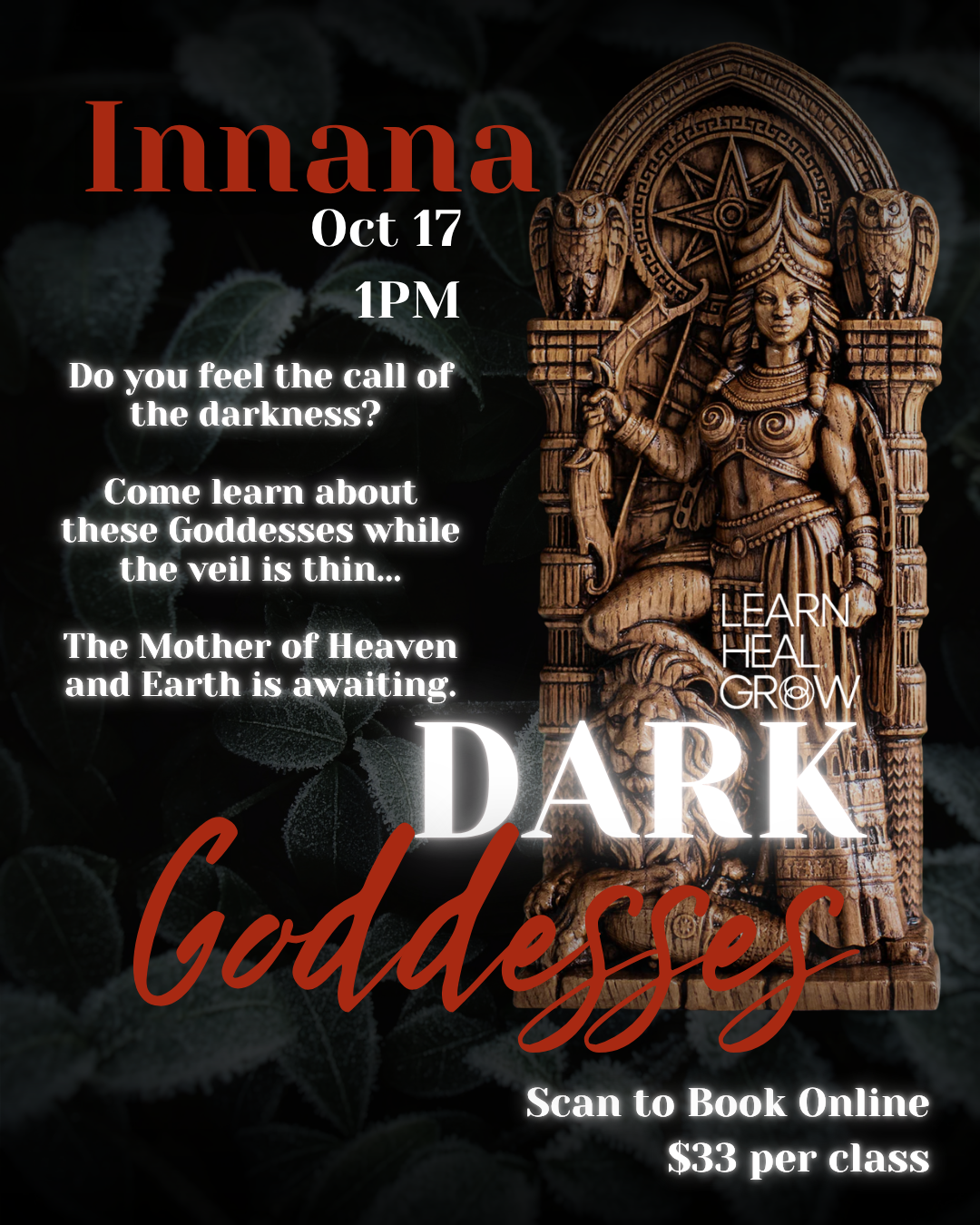 DARK GODDESS: Inanna- Ishtar (1 of 6)