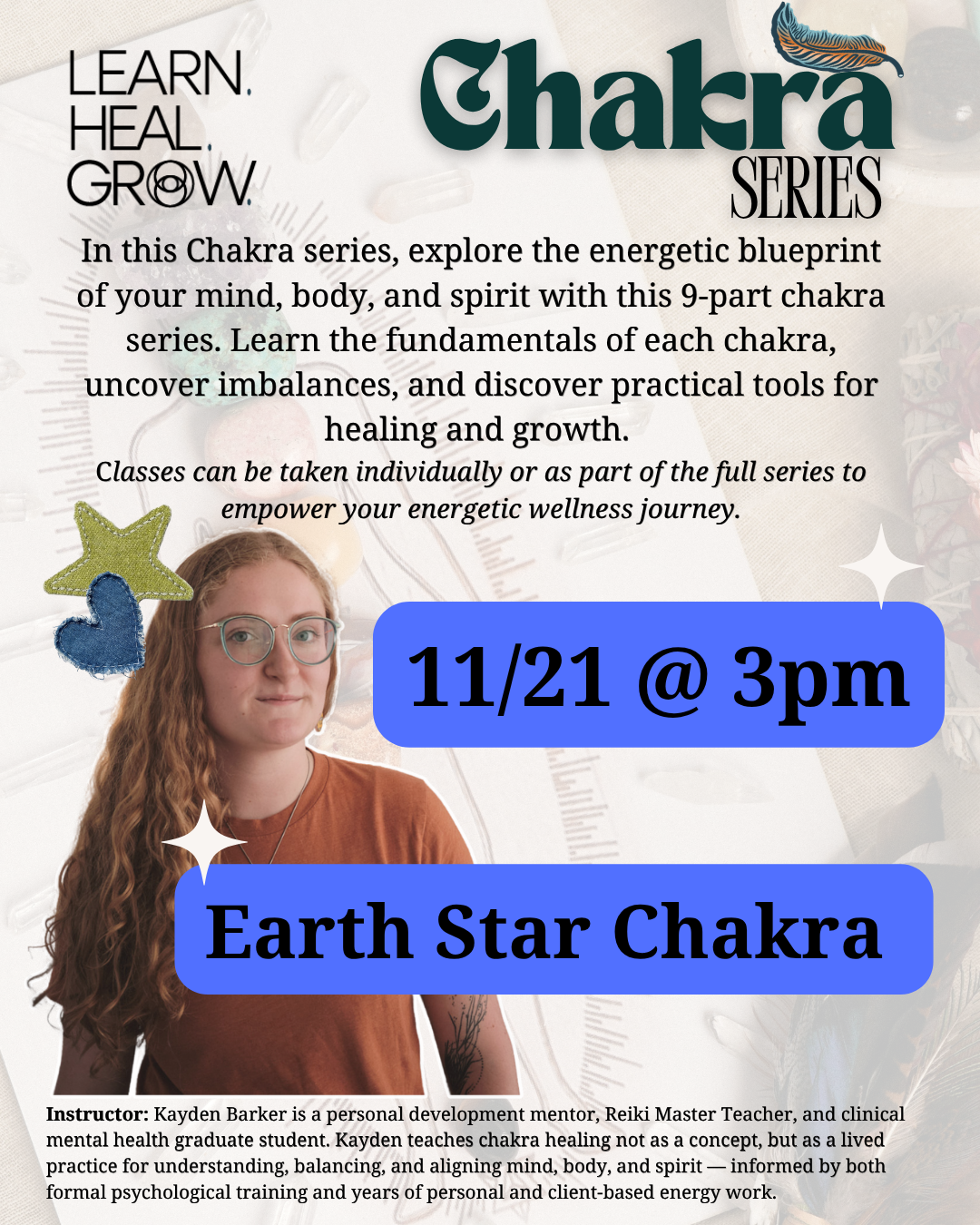 Chakra Series : Earth Star Chakra (8 of 9)