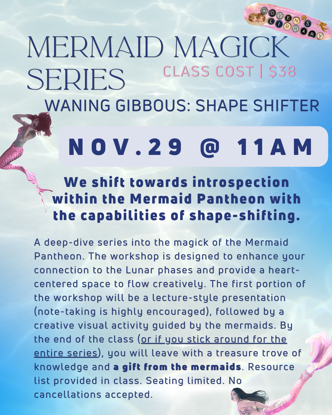 Mermaid Magick |Waning Gibbous: Shapeshifter (5 of 8) 