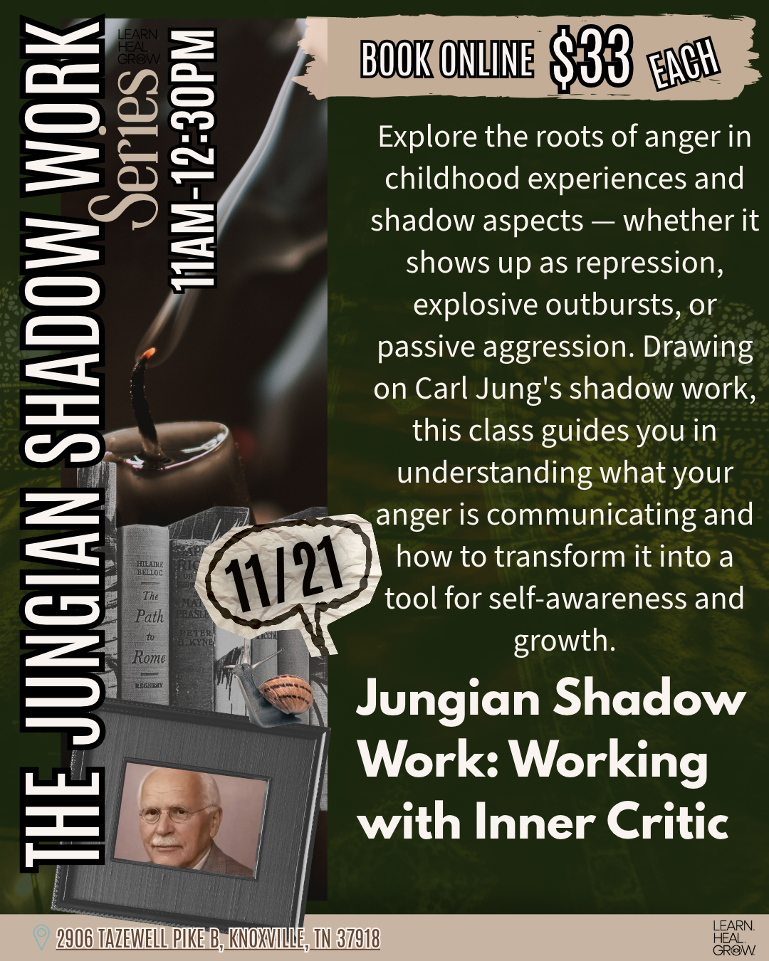 Jungian Shadow Work : Working with the Inner Critic with Kayden