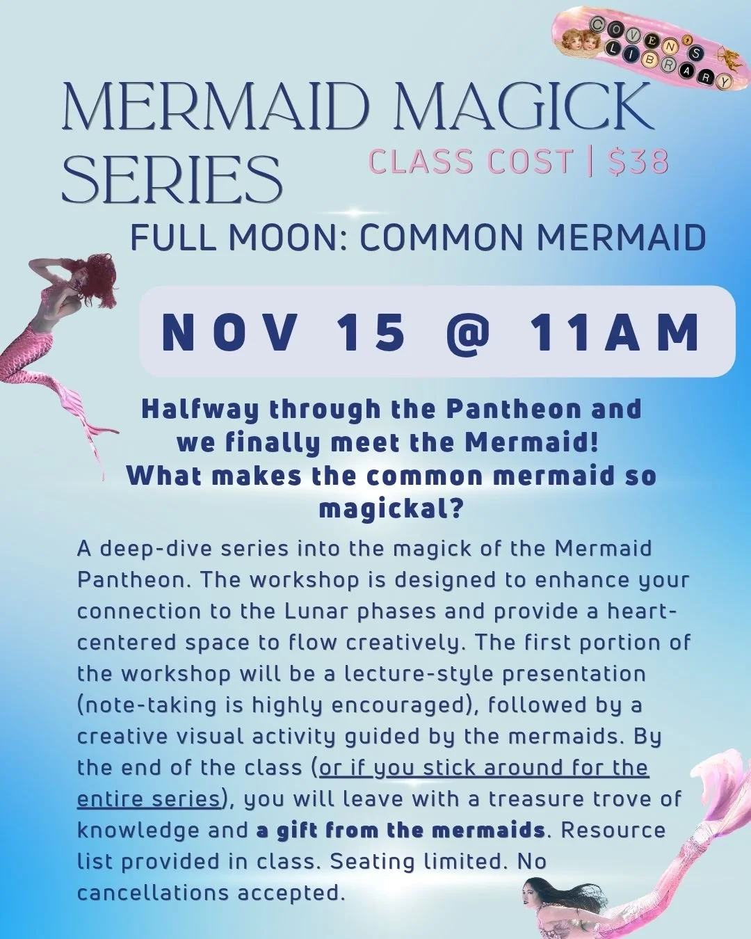 Mermaid Magick | Full Moon: Mermaids (4 of 8)