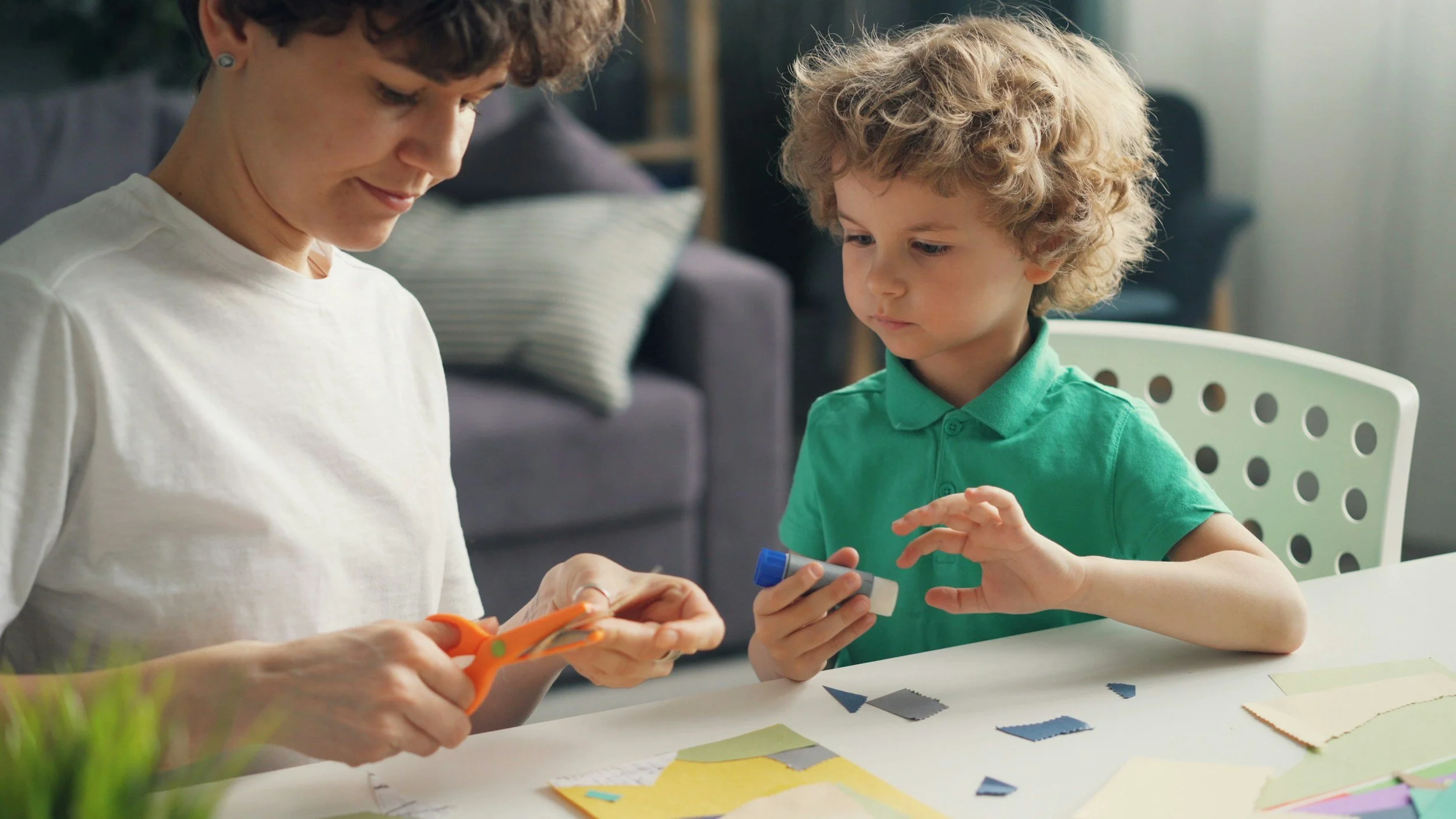 NeuroCore early intervention therapist supporting a toddler's development through play in Dubai