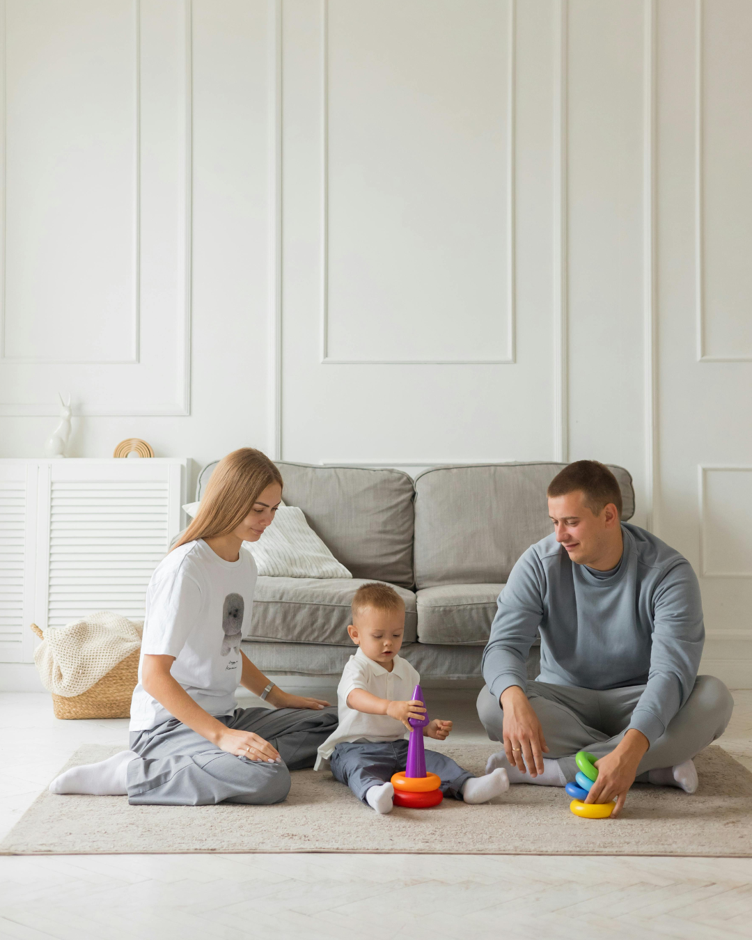 Parent supporting their child's progress during NeuroCore in-home ABA therapy