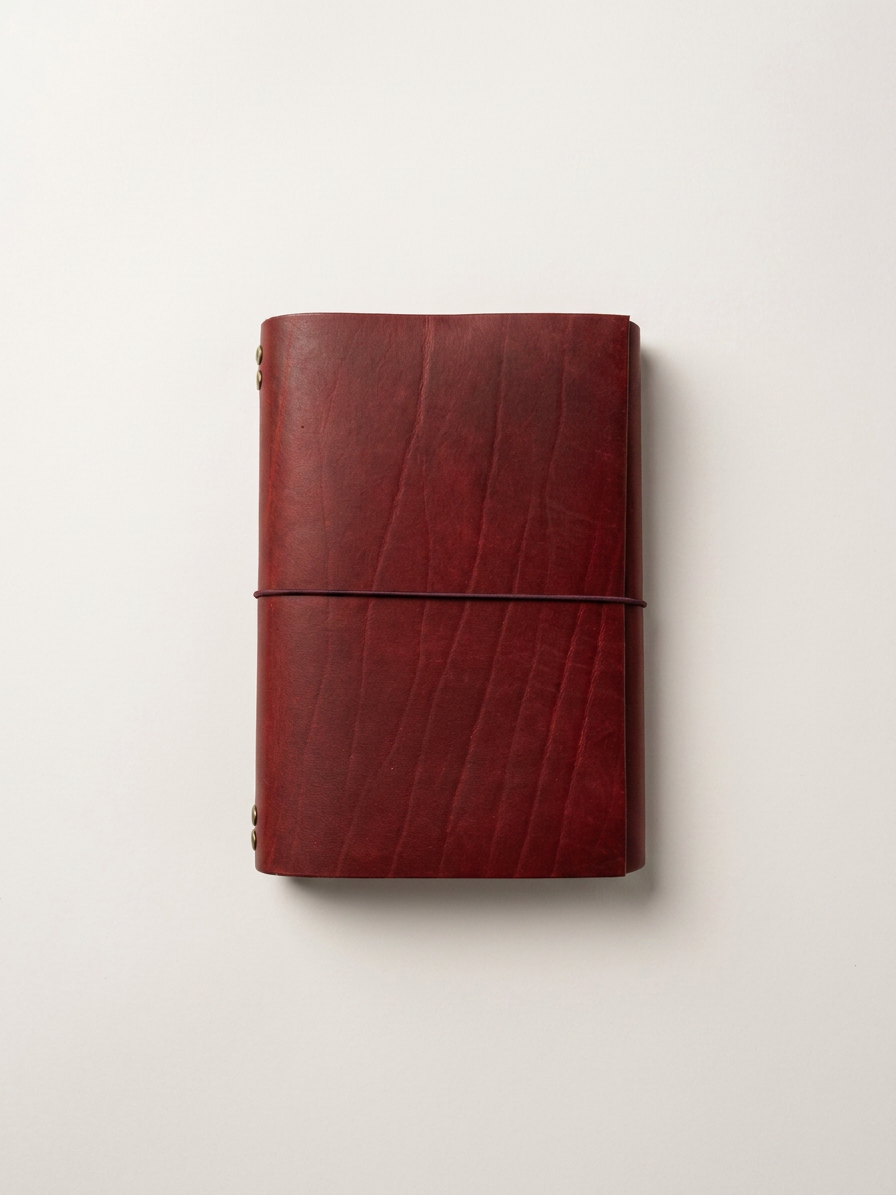 A5 Trifold in Red