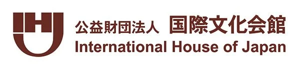 Logo for the International House of Japan, with Japanese characters and English text.