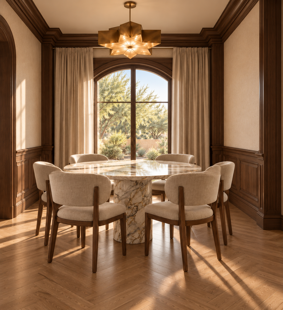 Finished Dining Room in Mesa, AZ | Fortress Contracting