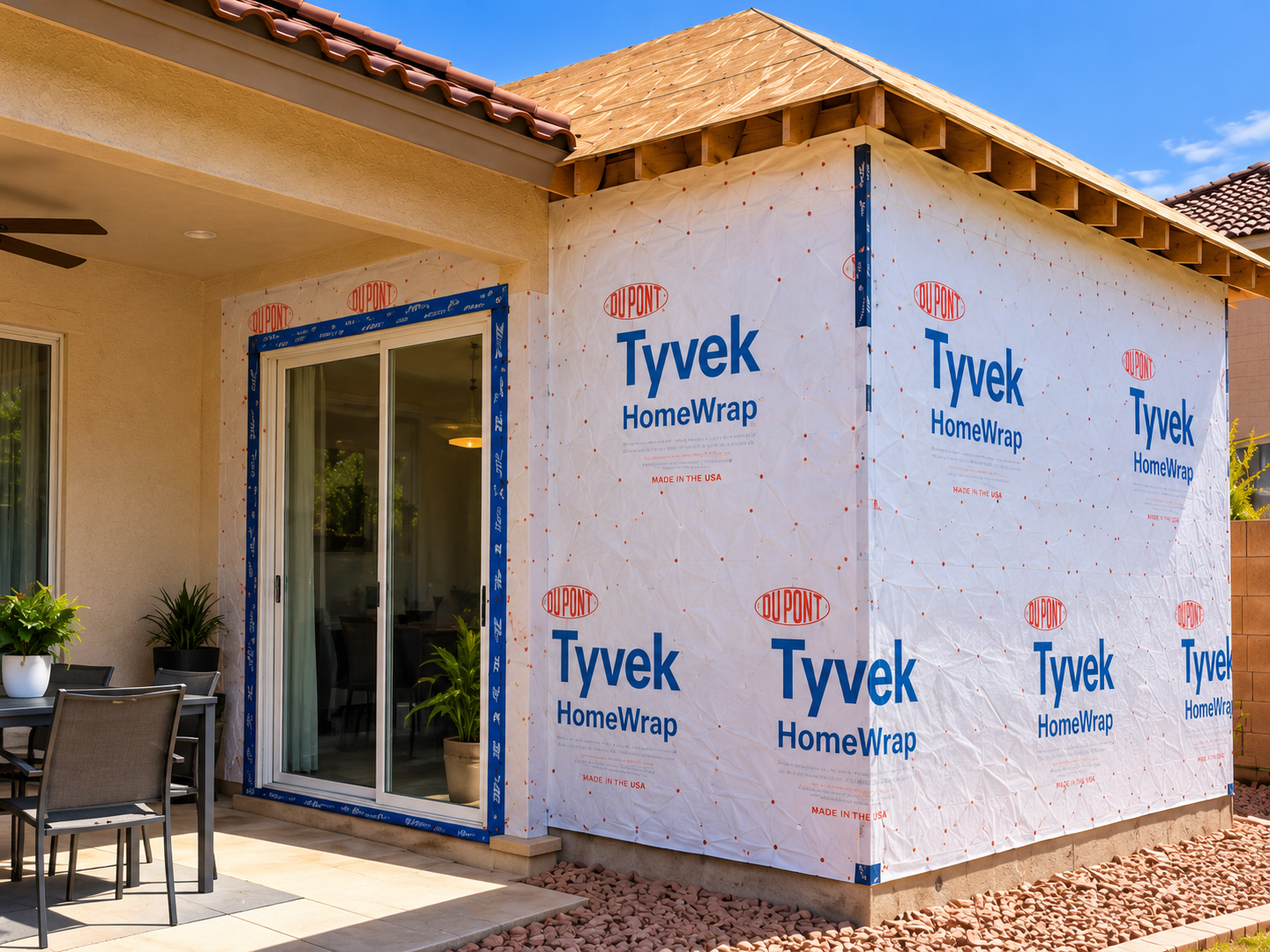 during the construction for the addition in Gilbert, AZ | Fortress Contracting