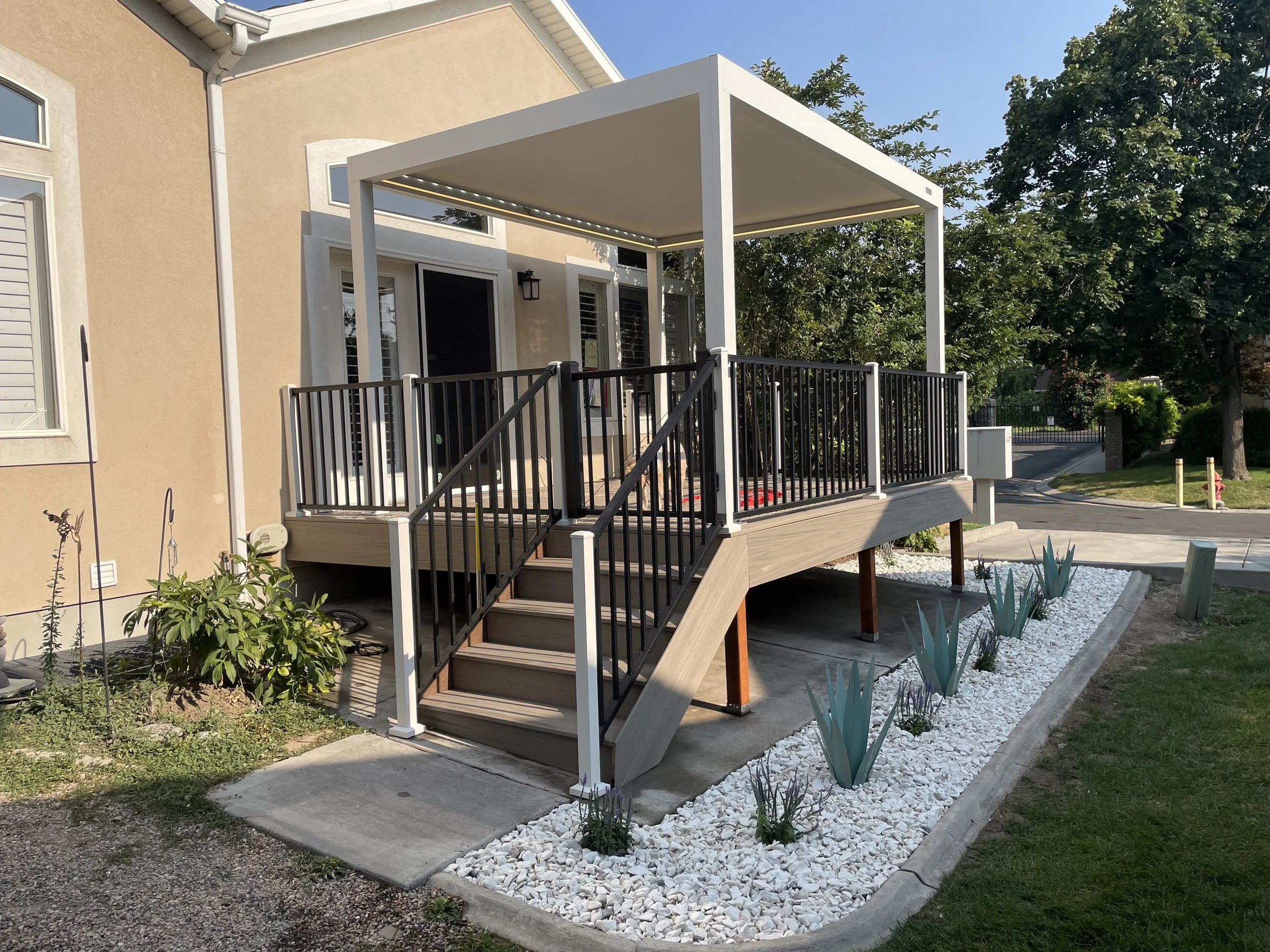 Premium custom deck construction and outdoor living space transformation by ANB Construction in Salt Lake and Utah County.