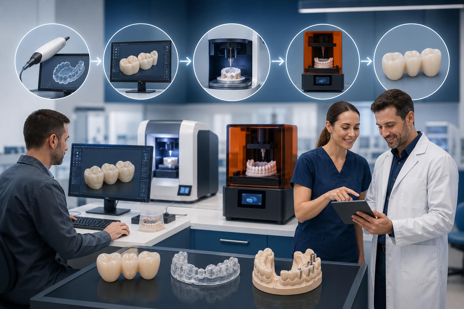 The Role of CAD/CAM and 3D Printing in Modern Dental Restorations