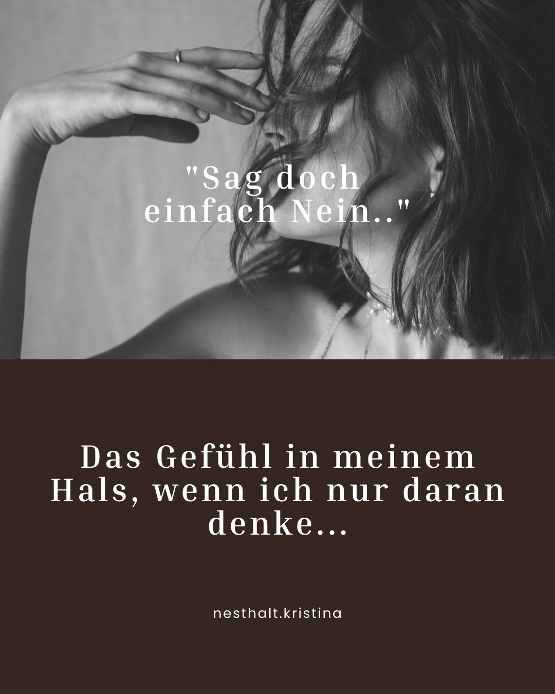 Ein dysreguliertes Nervensystem l&auml;sst sich nicht &bdquo;wegdenken&ldquo;. 

#stress #nervensystemregulation #traumaheilung #burnoutpr&auml;vention