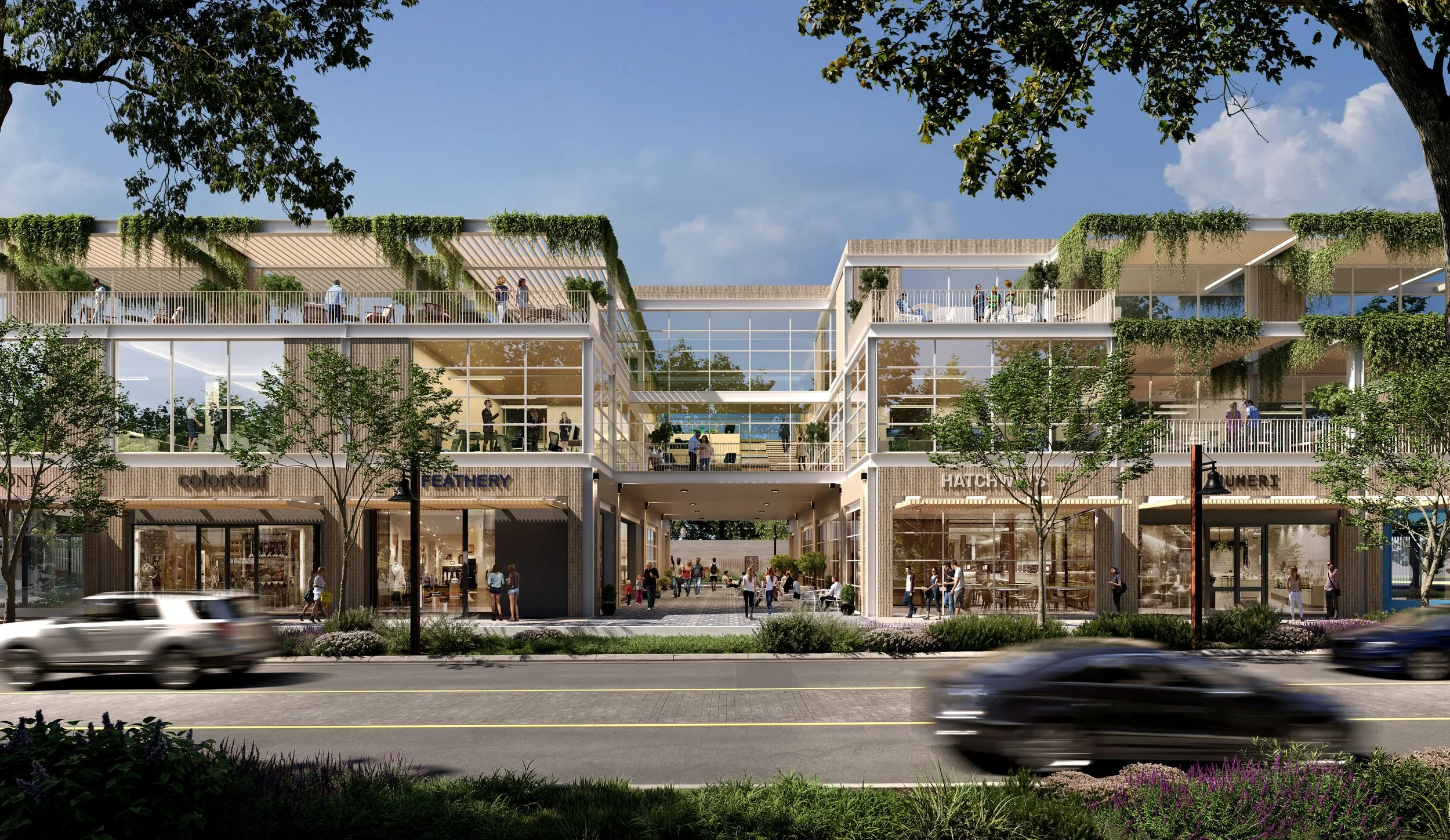 Henderson Avenue retail and office development, Dallas, Texas