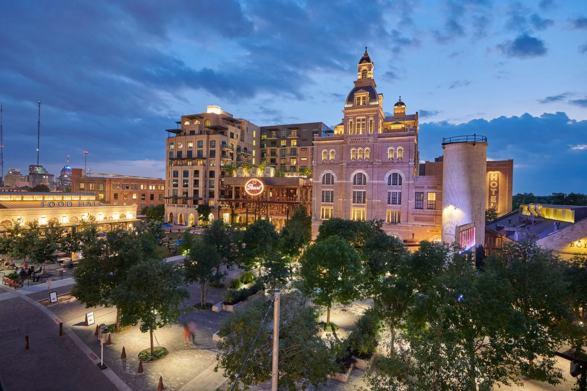 The Historic Pearl luxury retail destination, San Antonio, Texa
