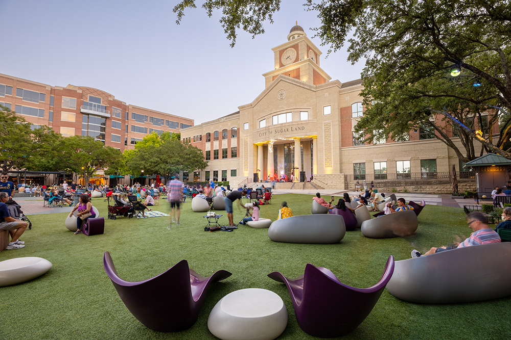 Sugar Land Town Square retail and dining destination, Sugar Land, Texas
