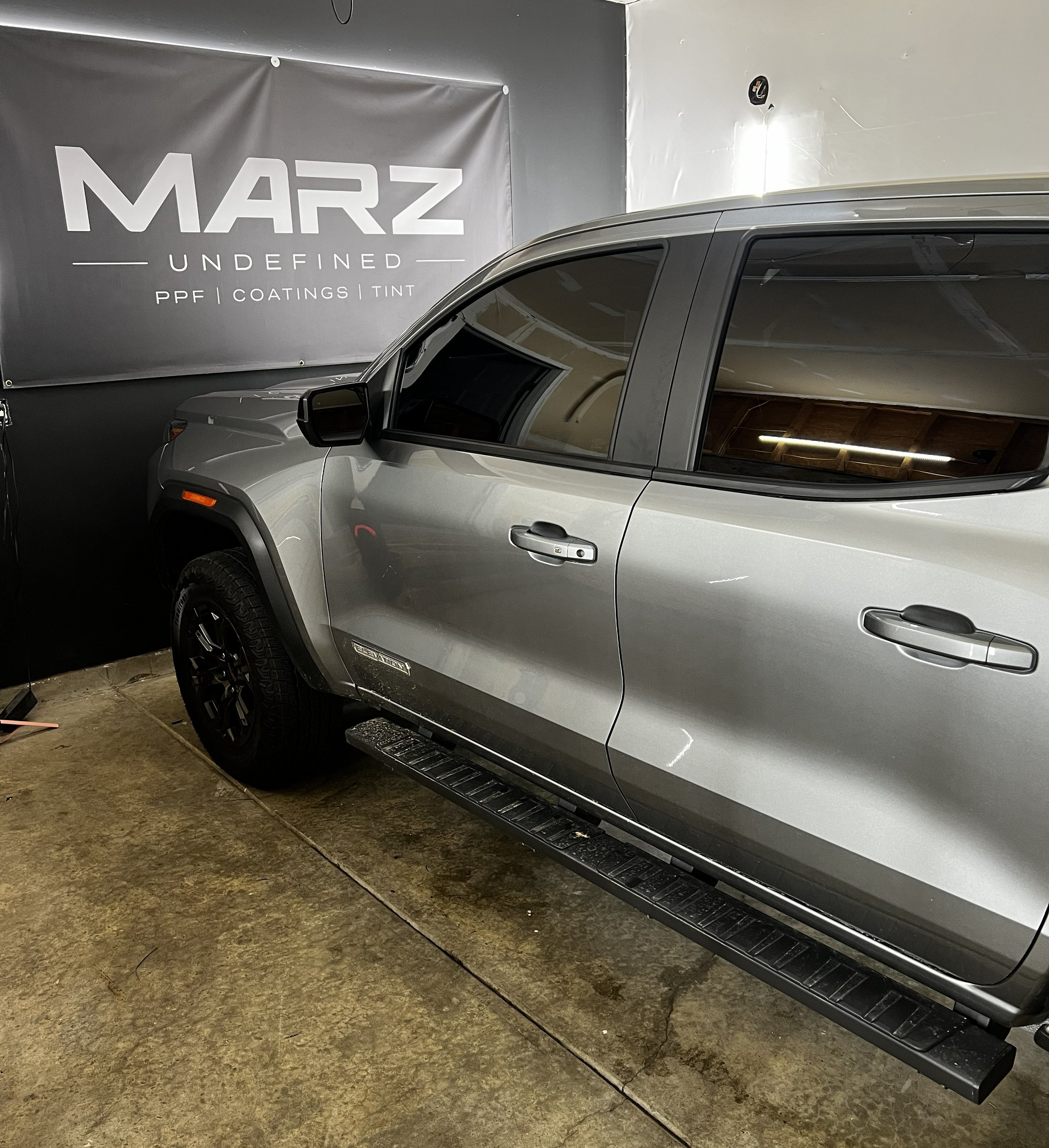 Professional carbon and ceramic window tint installation in Lake St. Louis, Missouri by Marz Undefined