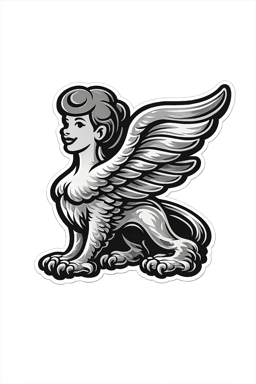 Griffin symbol accompanying the German sections of the August in Éire website.
