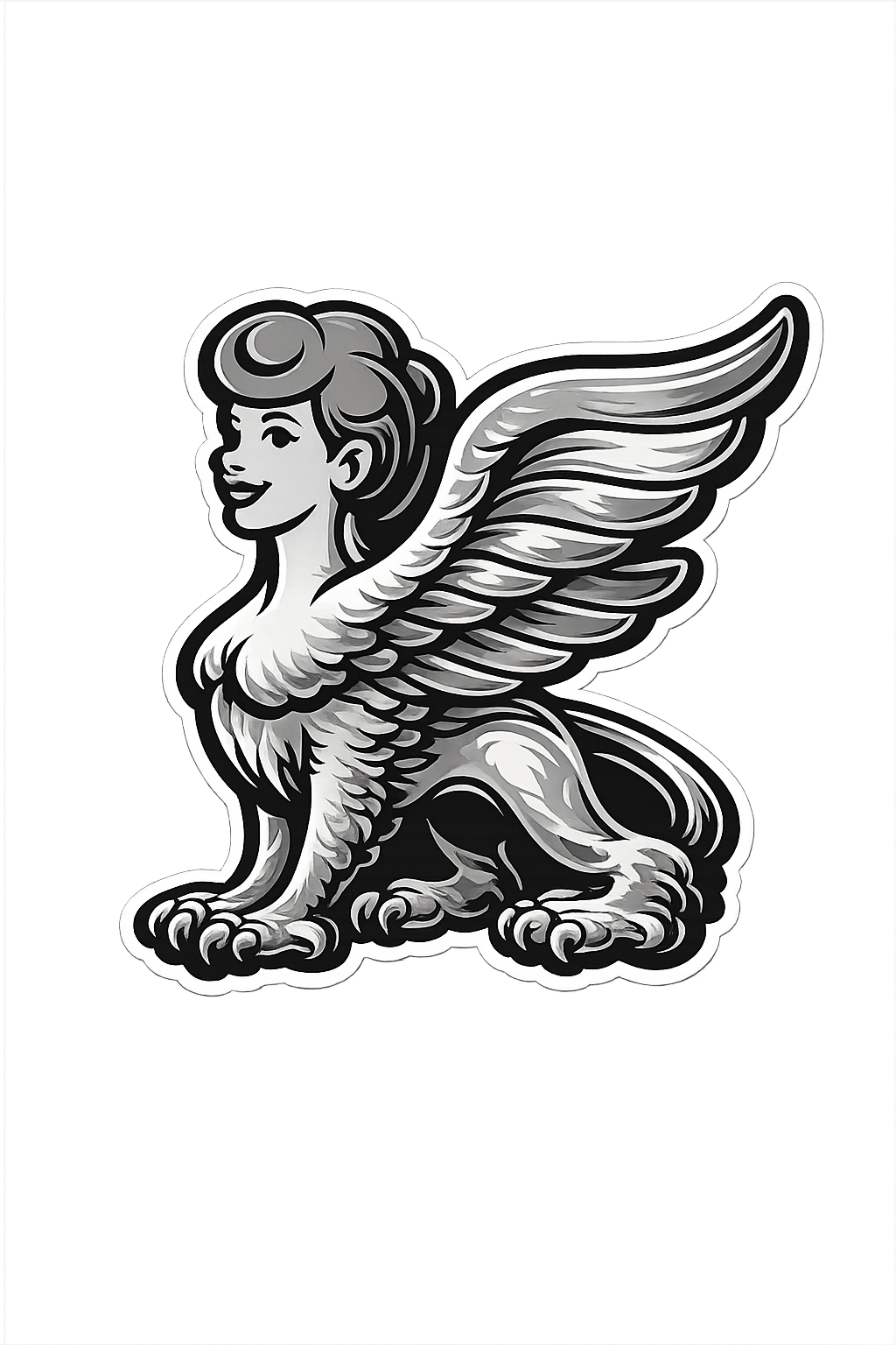 Griffin symbol accompanying the German sections of the August in Éire website.
