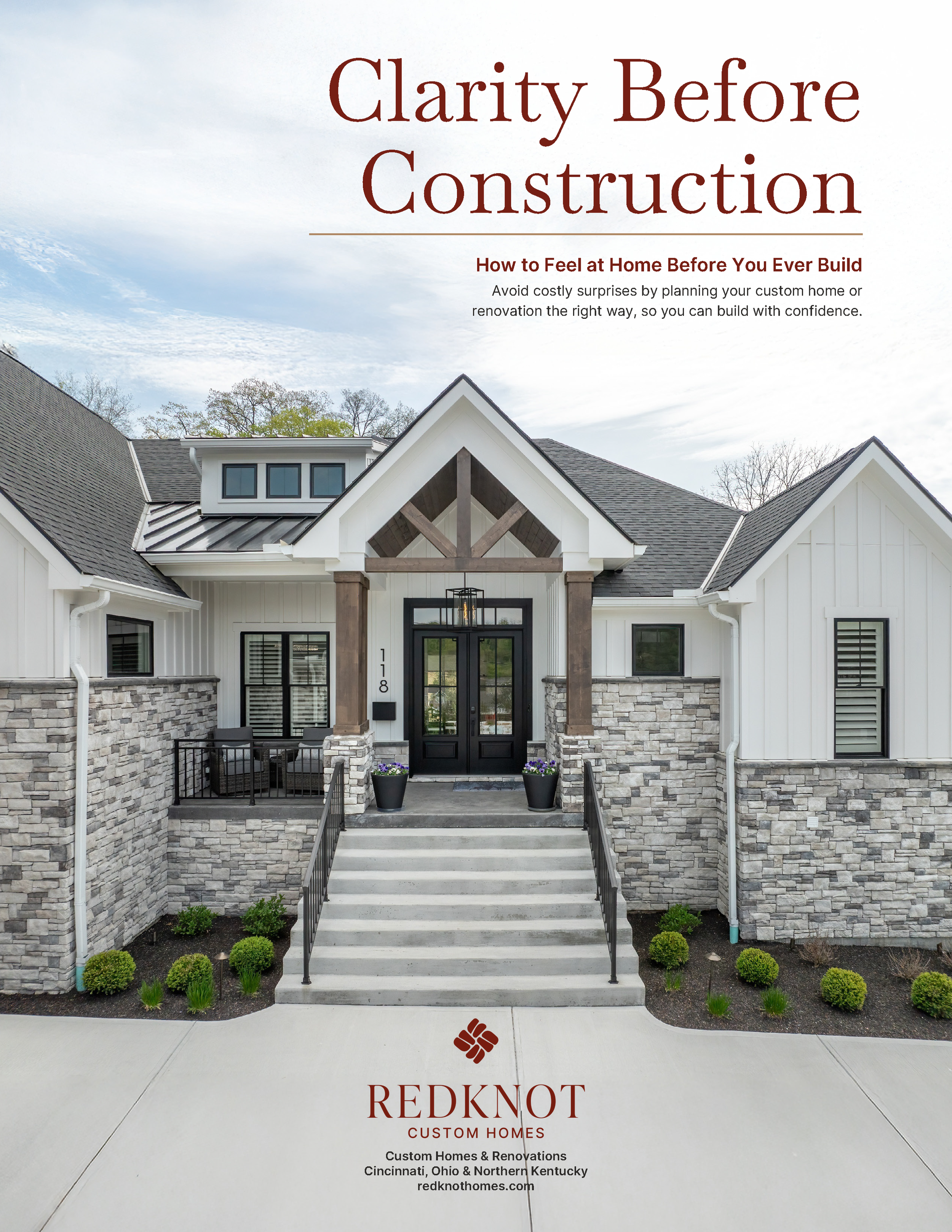 Clarity Before Construction guide by Redknot Custom Homes