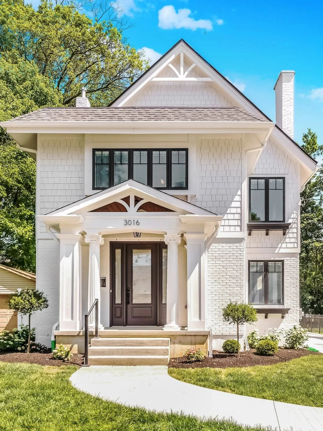 Renovated exterior of this beautiful home in Cincinnati OH