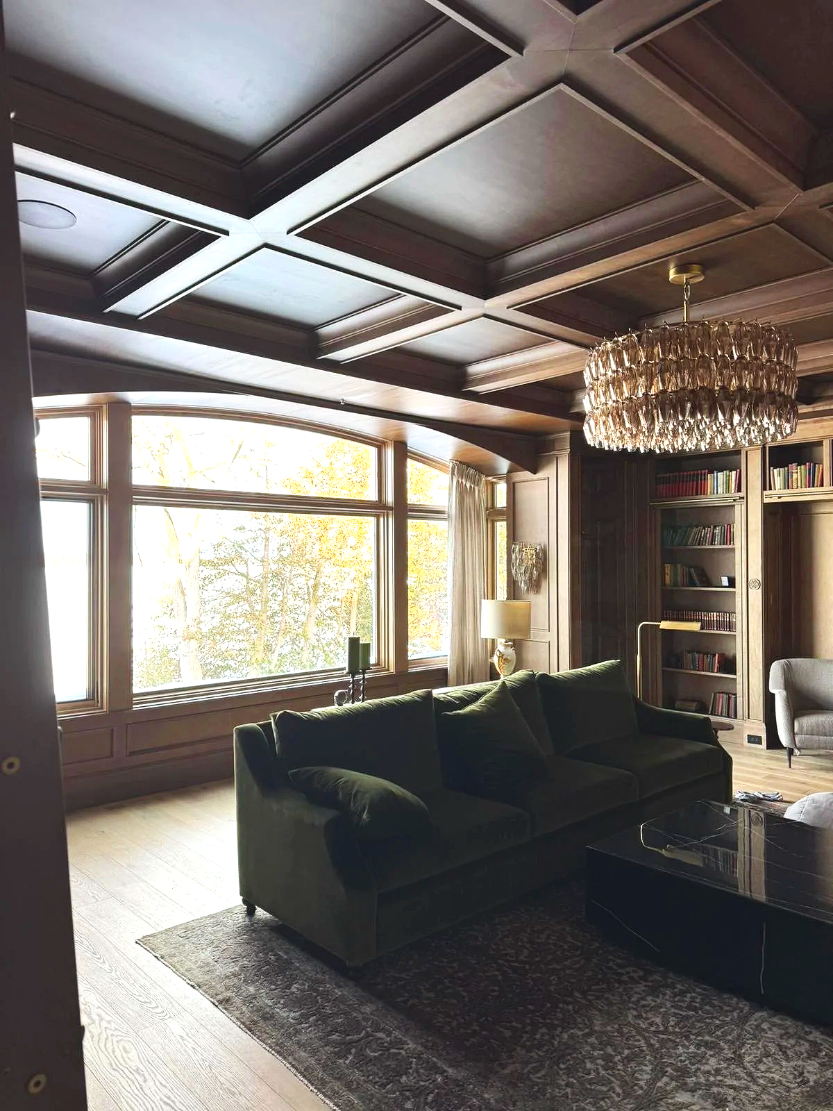 Custom trim and carpentry installation details in a residential home by Omel Lashkiv of Best Hand Home Services in Indian Land SC.