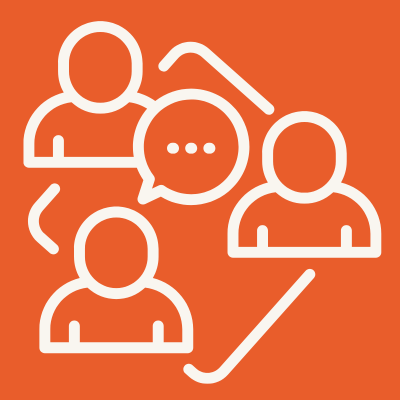 community icon representing programs and experiences for individuals