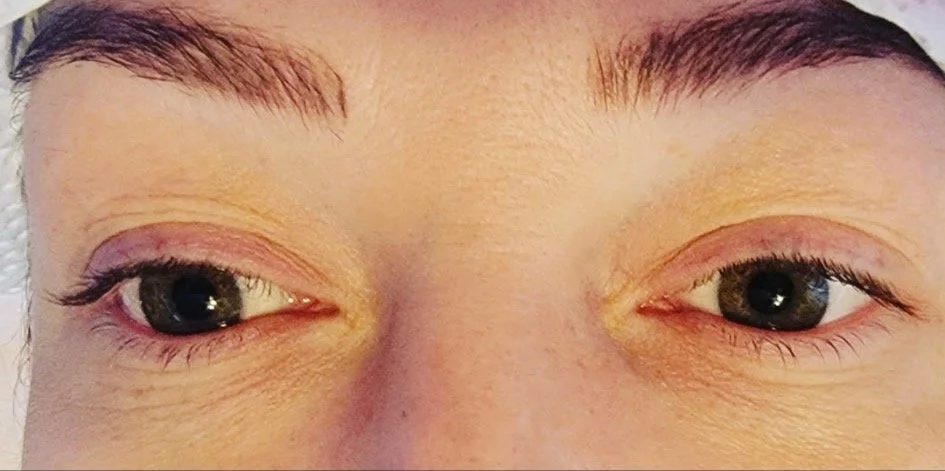 before lash extensions photo
