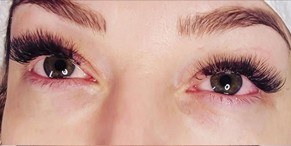 after lash extensions
