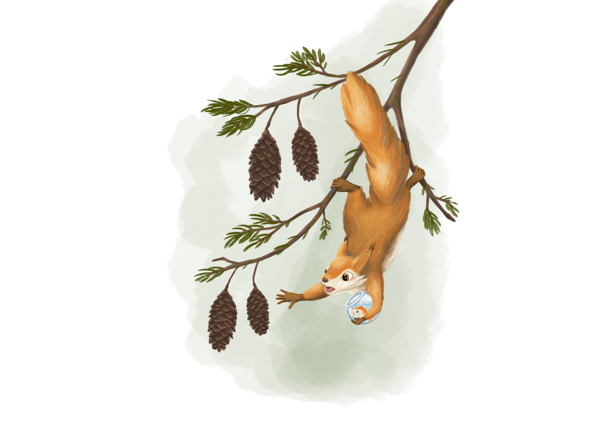 Hero-cute-squirrel-fish-illustration-pinkie-studio-claudia-hoffmann.png