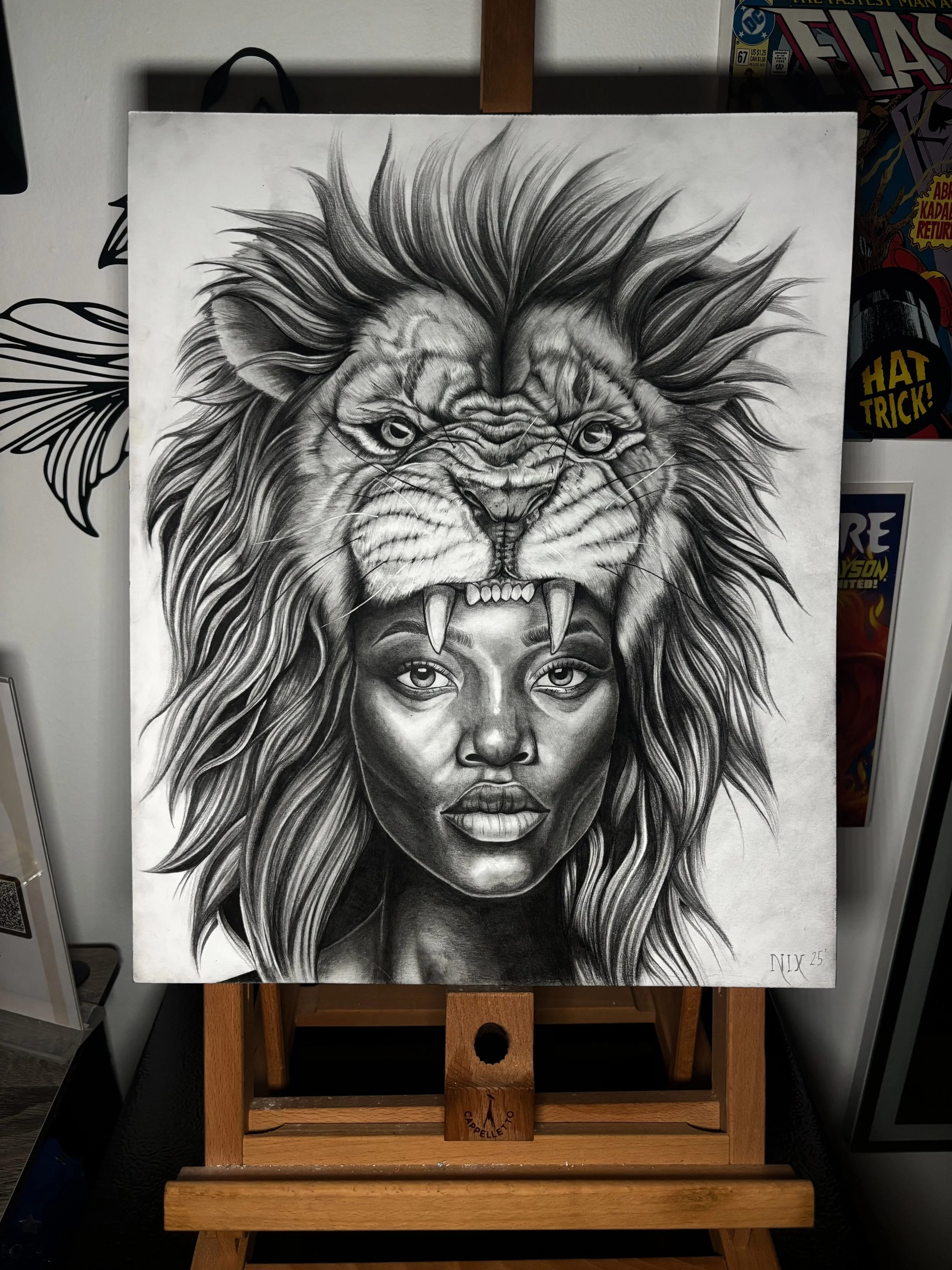 Lioness Of The Ghetto | Graphite on Paper
14 in x 17 in