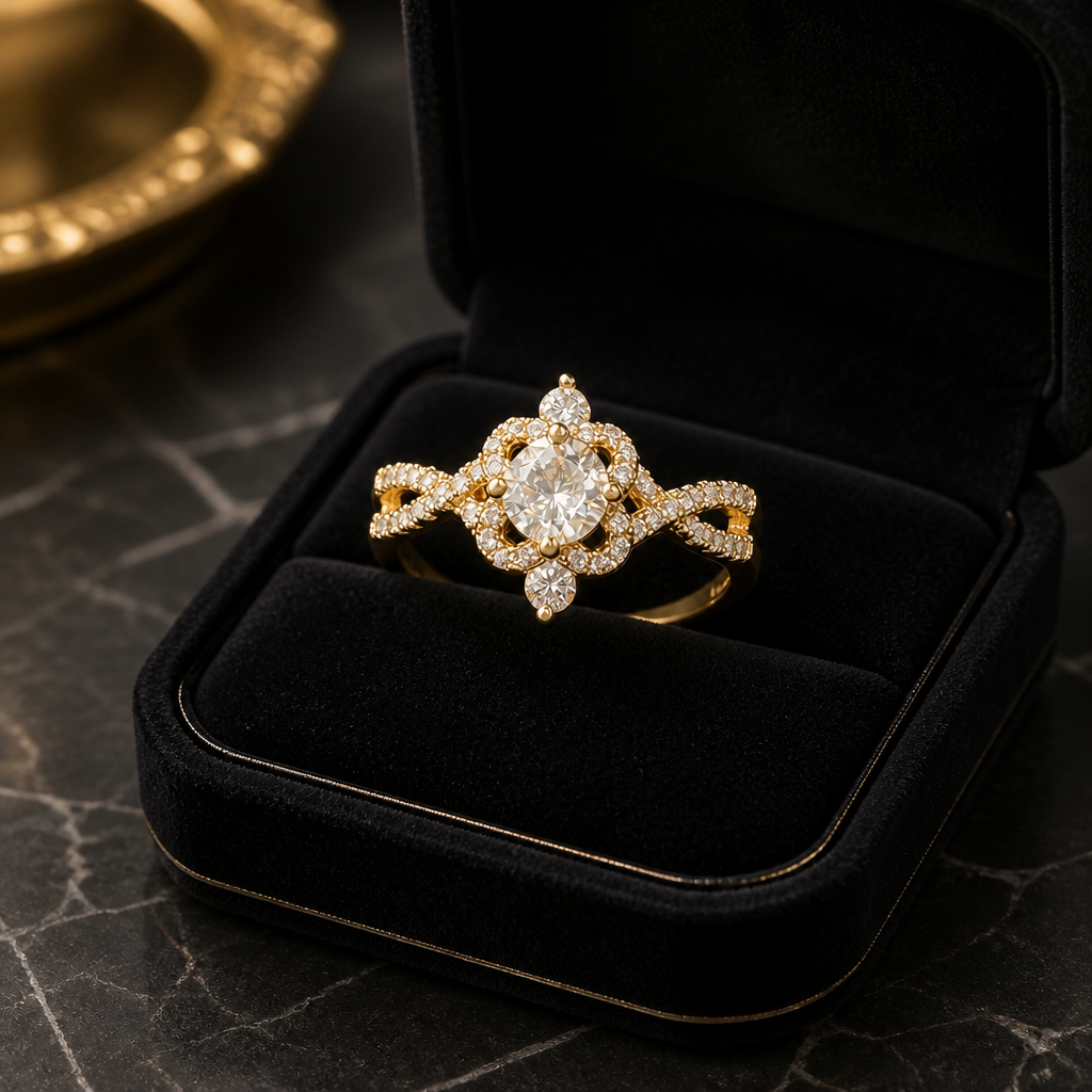 Eternal Elegance CZ Engagement Ring