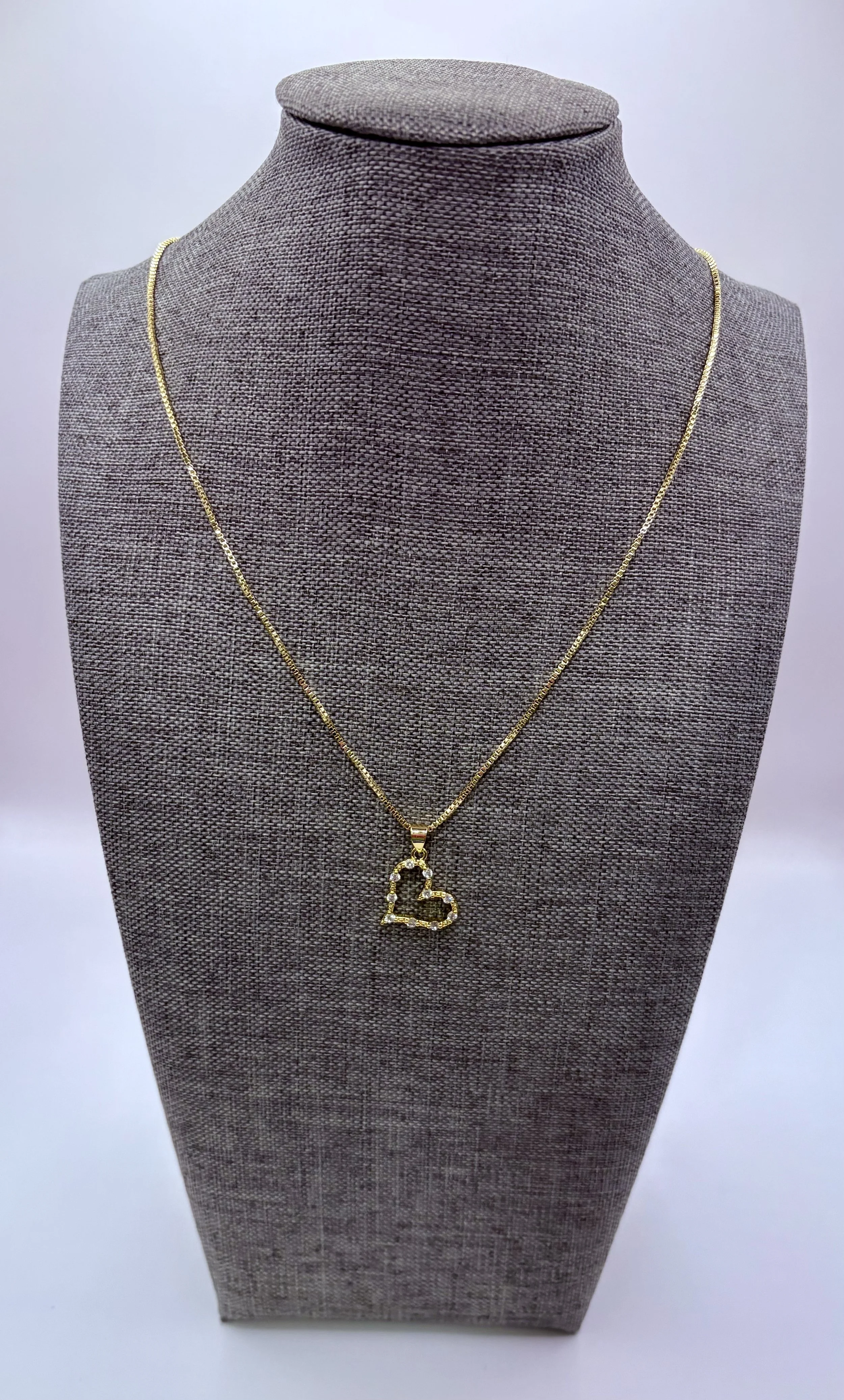Heart of Gold Pendant Necklace