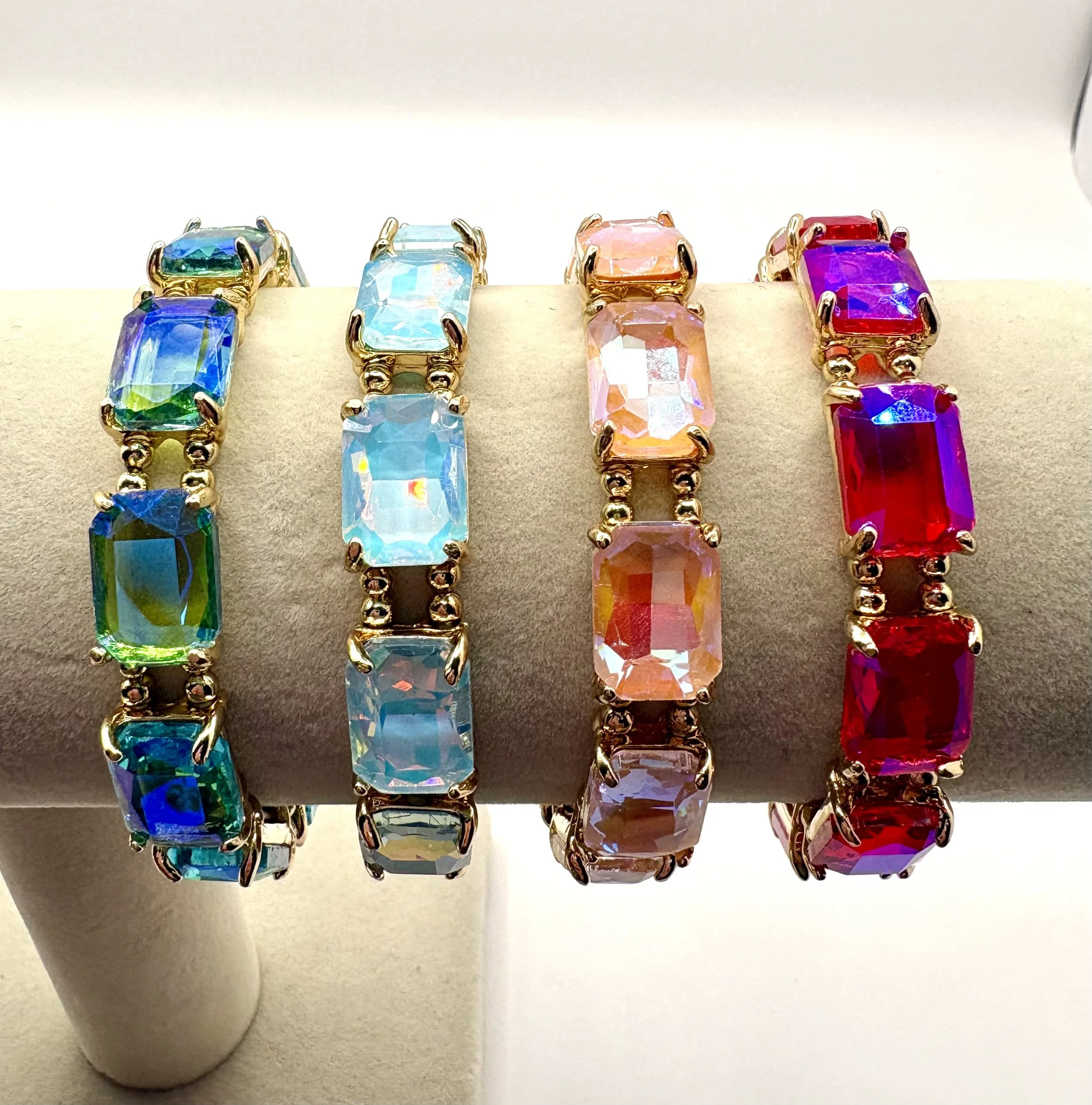 Multicolor Gemstone Bracelets
