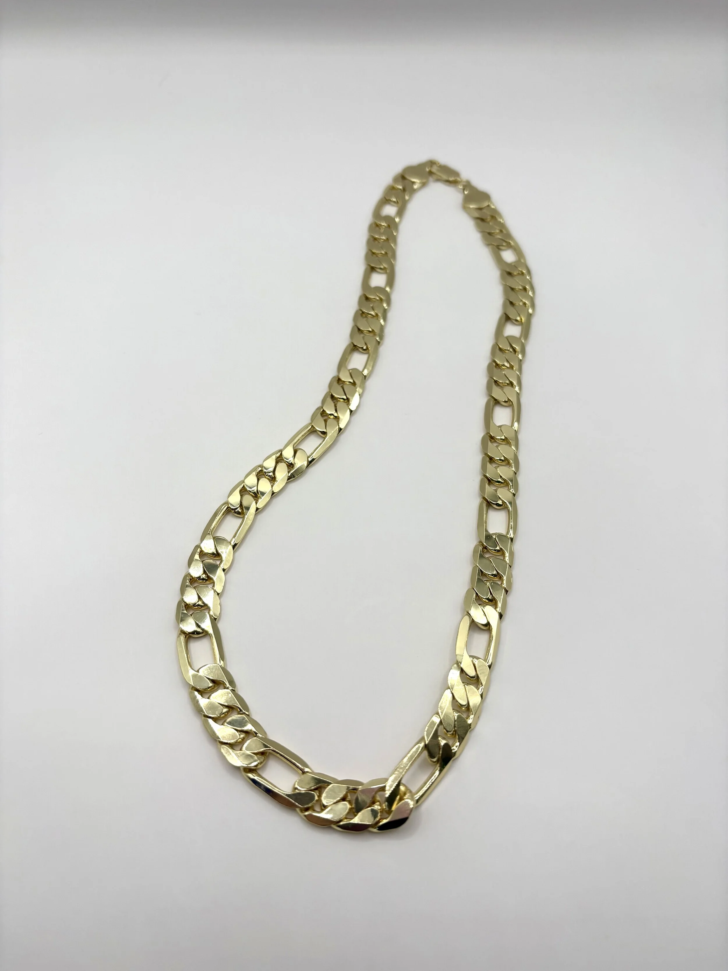 Chunky Gold-Filled Figaro Chain Necklace