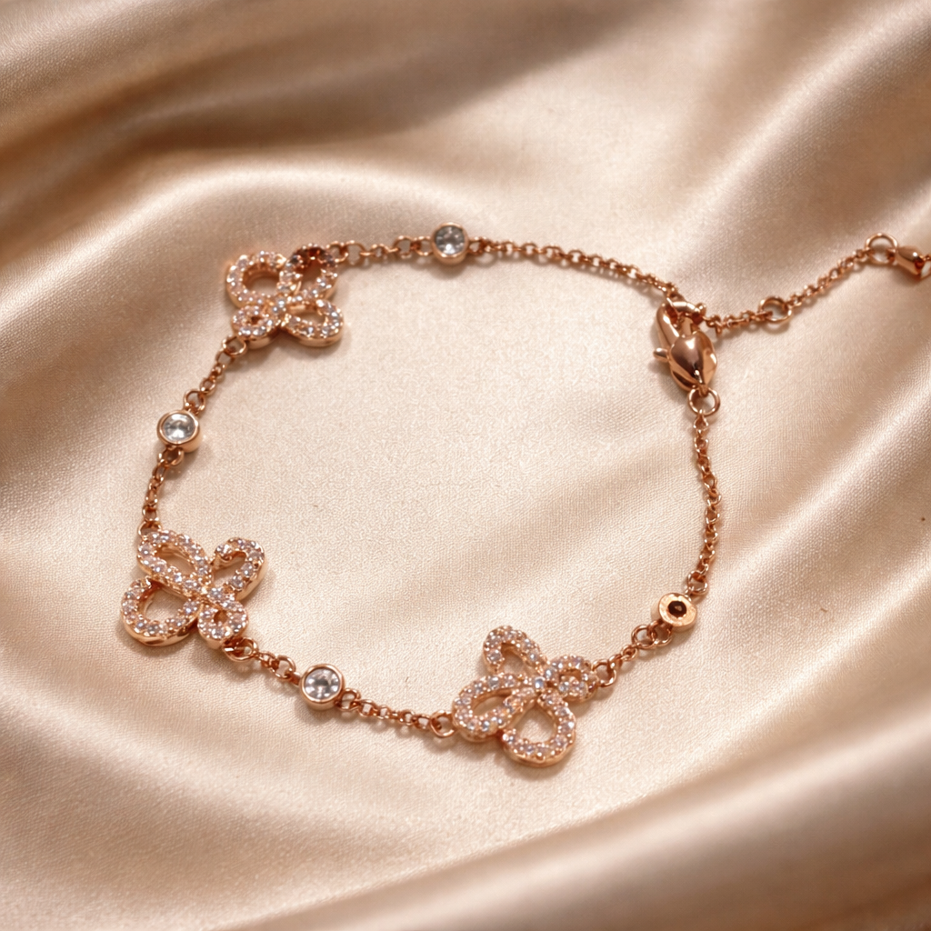Rose Gold-Filled Butterfly Bracelet
