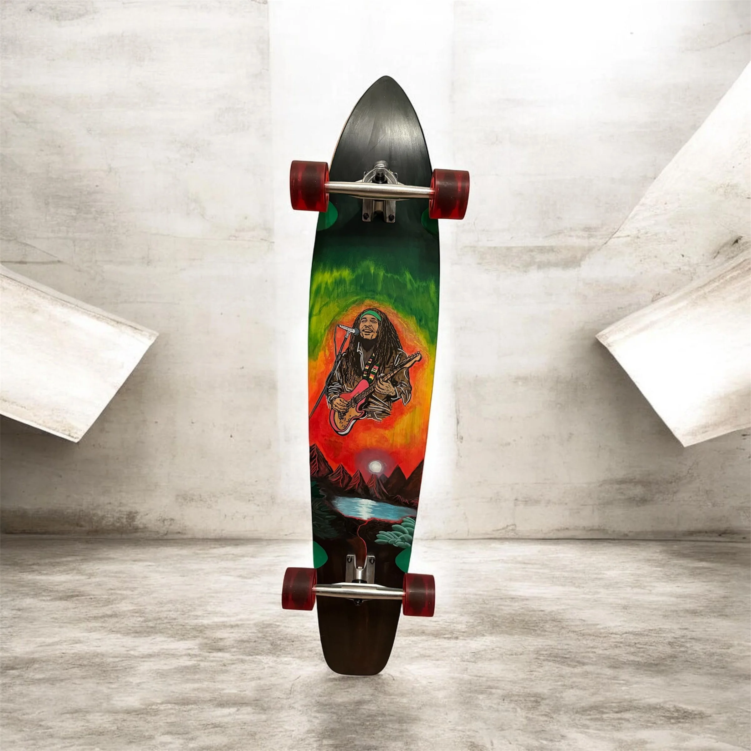 One Love Cruiser Board– Custom hand-painted