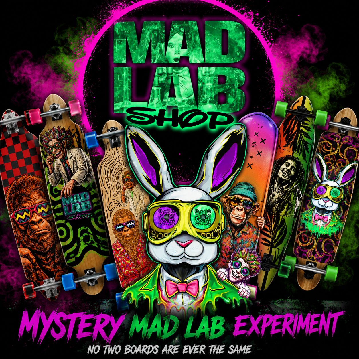 Mystery Mad Lab Custom Hand-Painted Moose 39