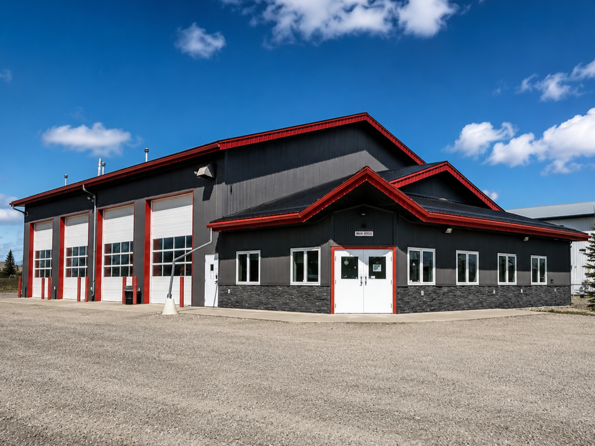 The Head Office of Milestone Oilfield in Sundre, Alberta
