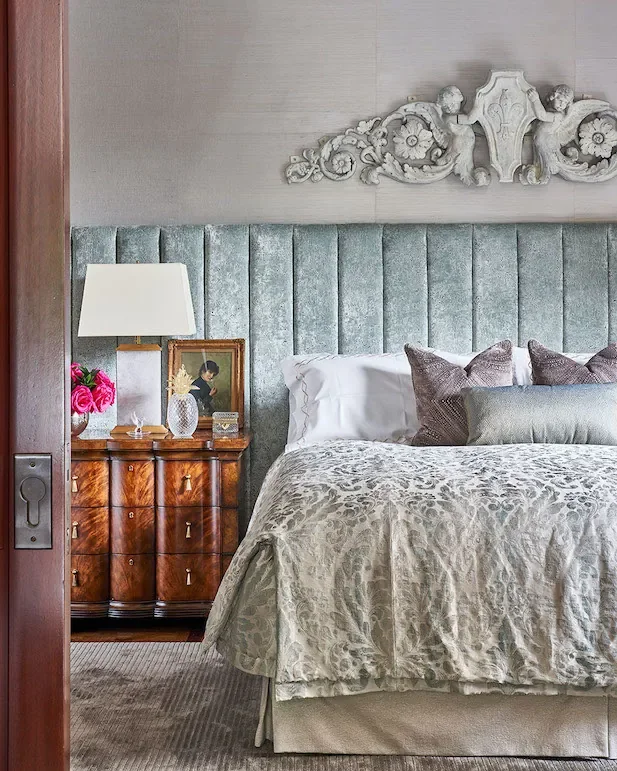 Decorative wallcoverings installed in a private Dakota residence.