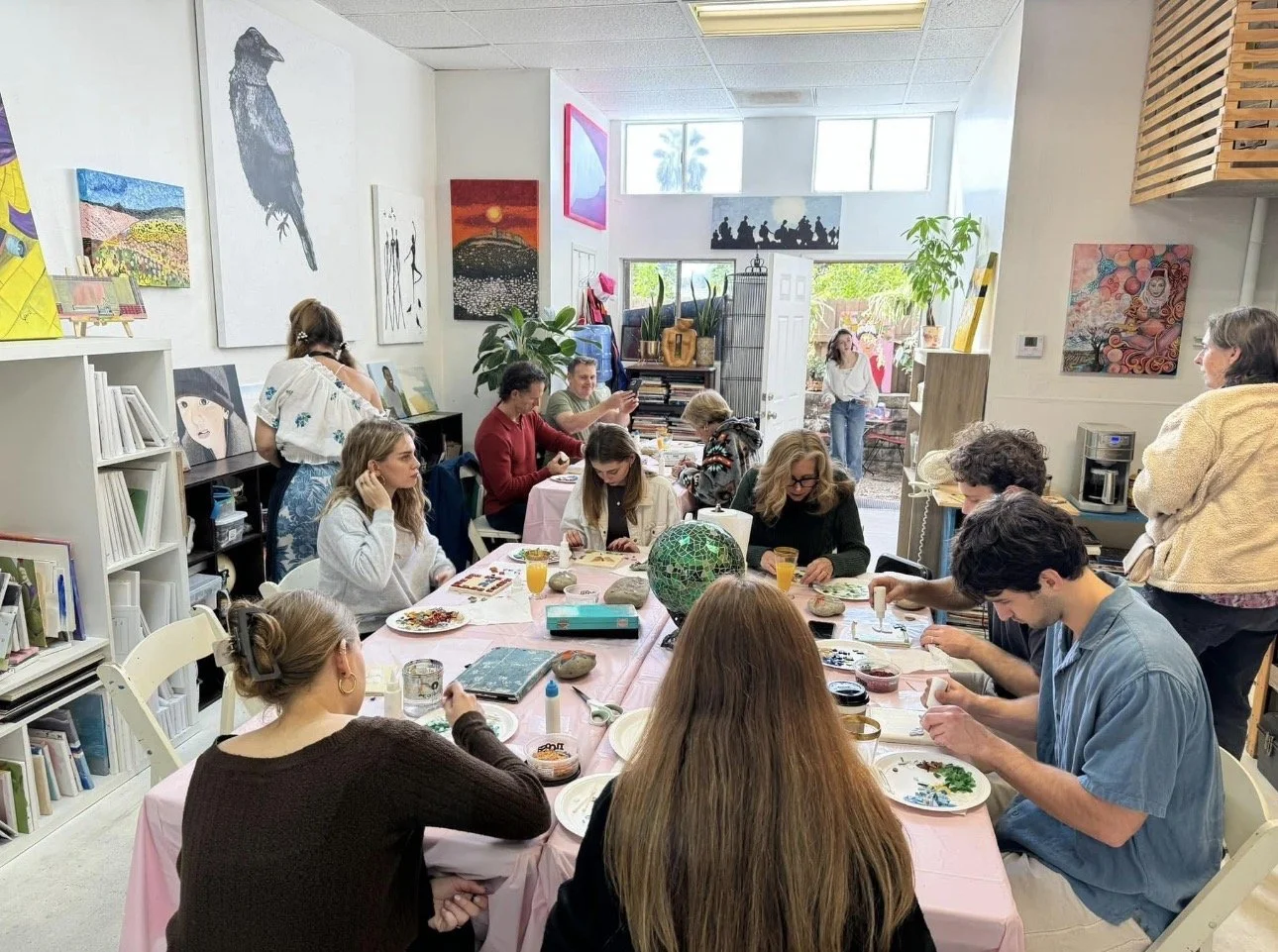Adult art classes at Art From The Heart art studio in Ojai.