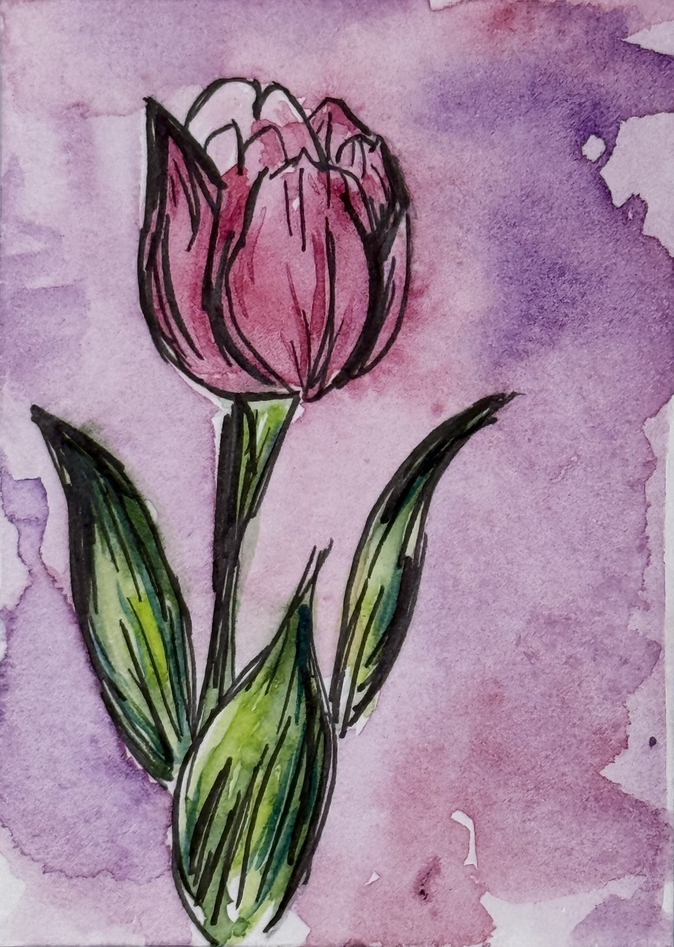 ACEO #19 Print Flower Collection