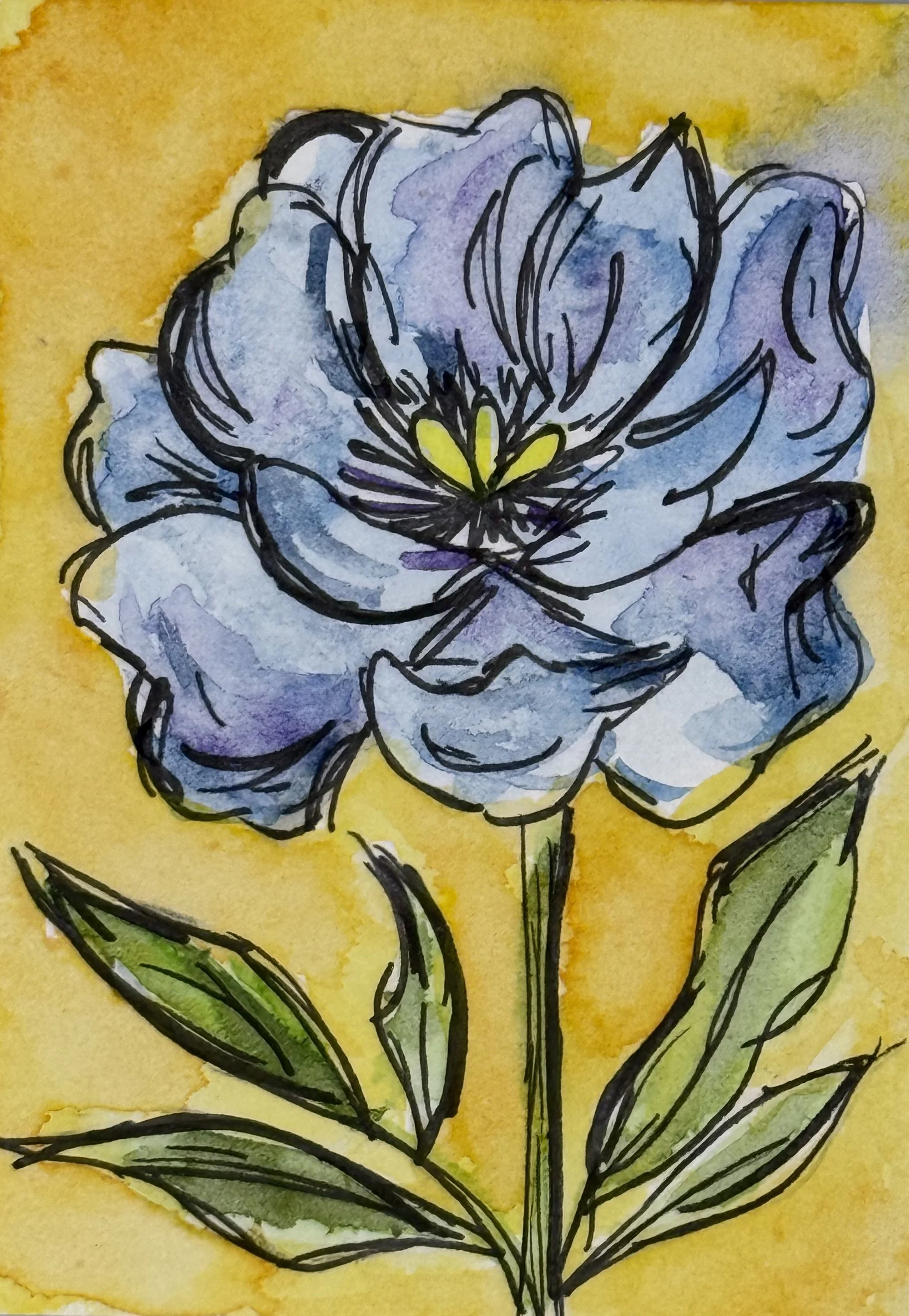 ACEO #23 Print Flower Collection