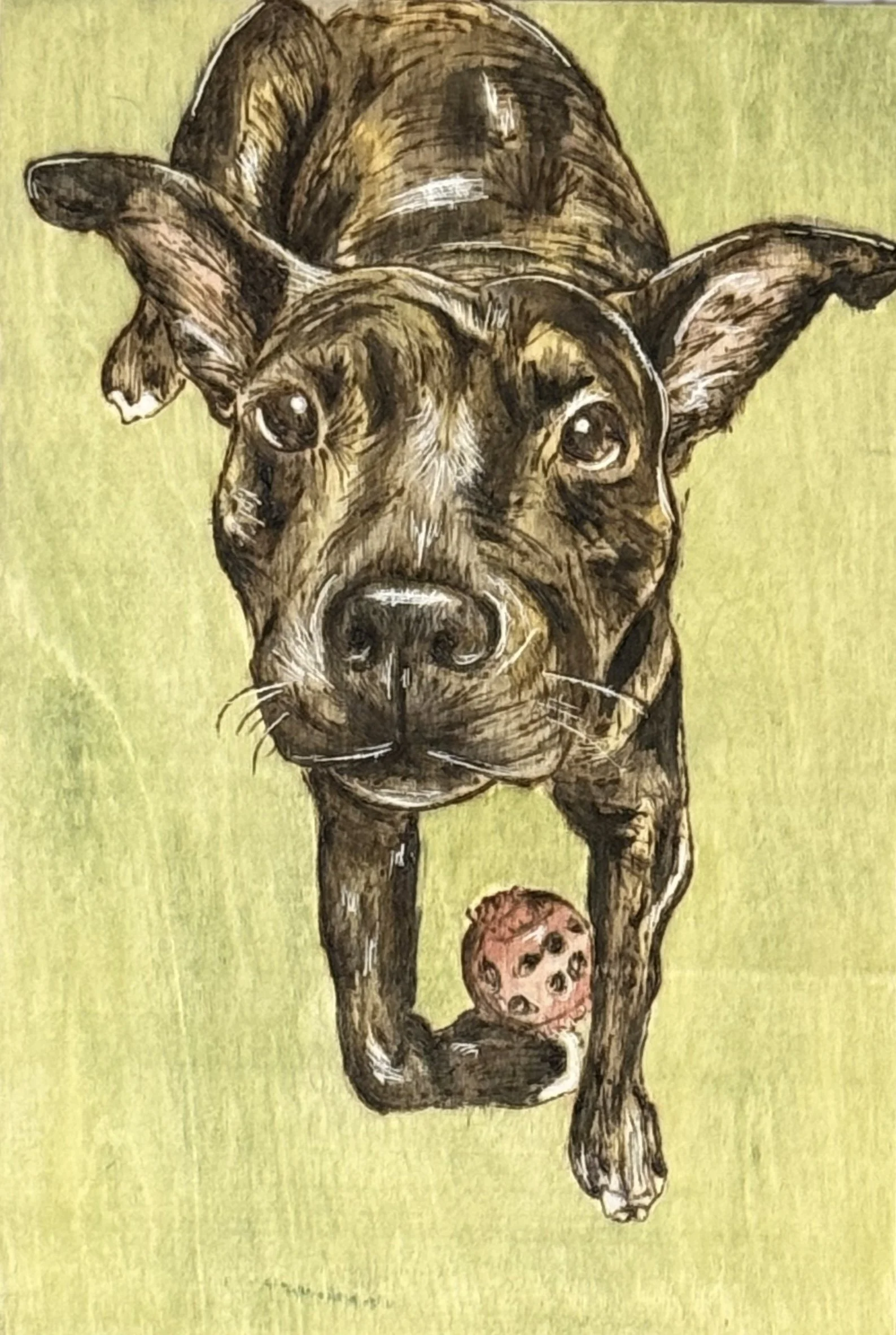 "Boy and His Ball" - Print