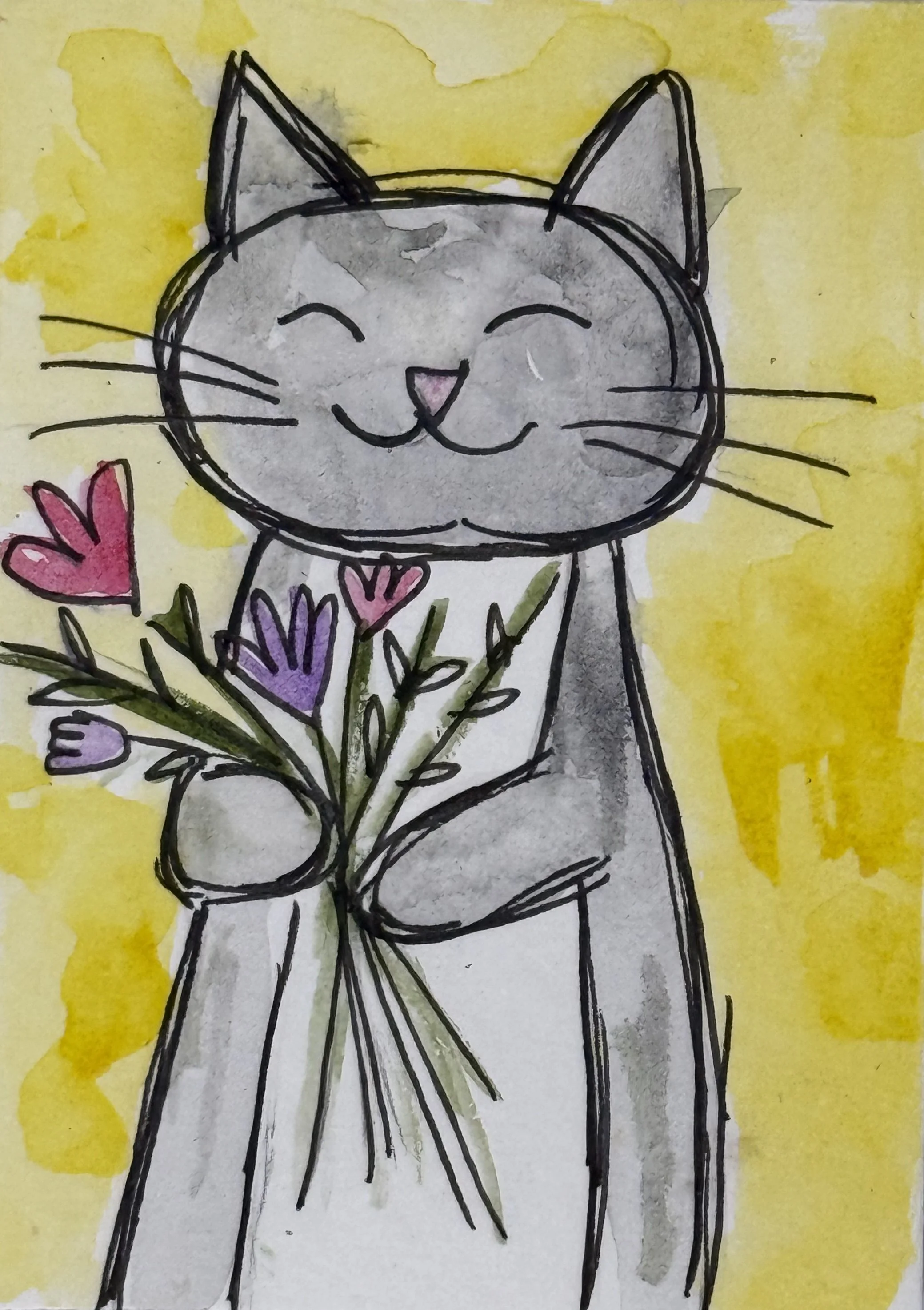 ACEO #20 Print Flower Collection