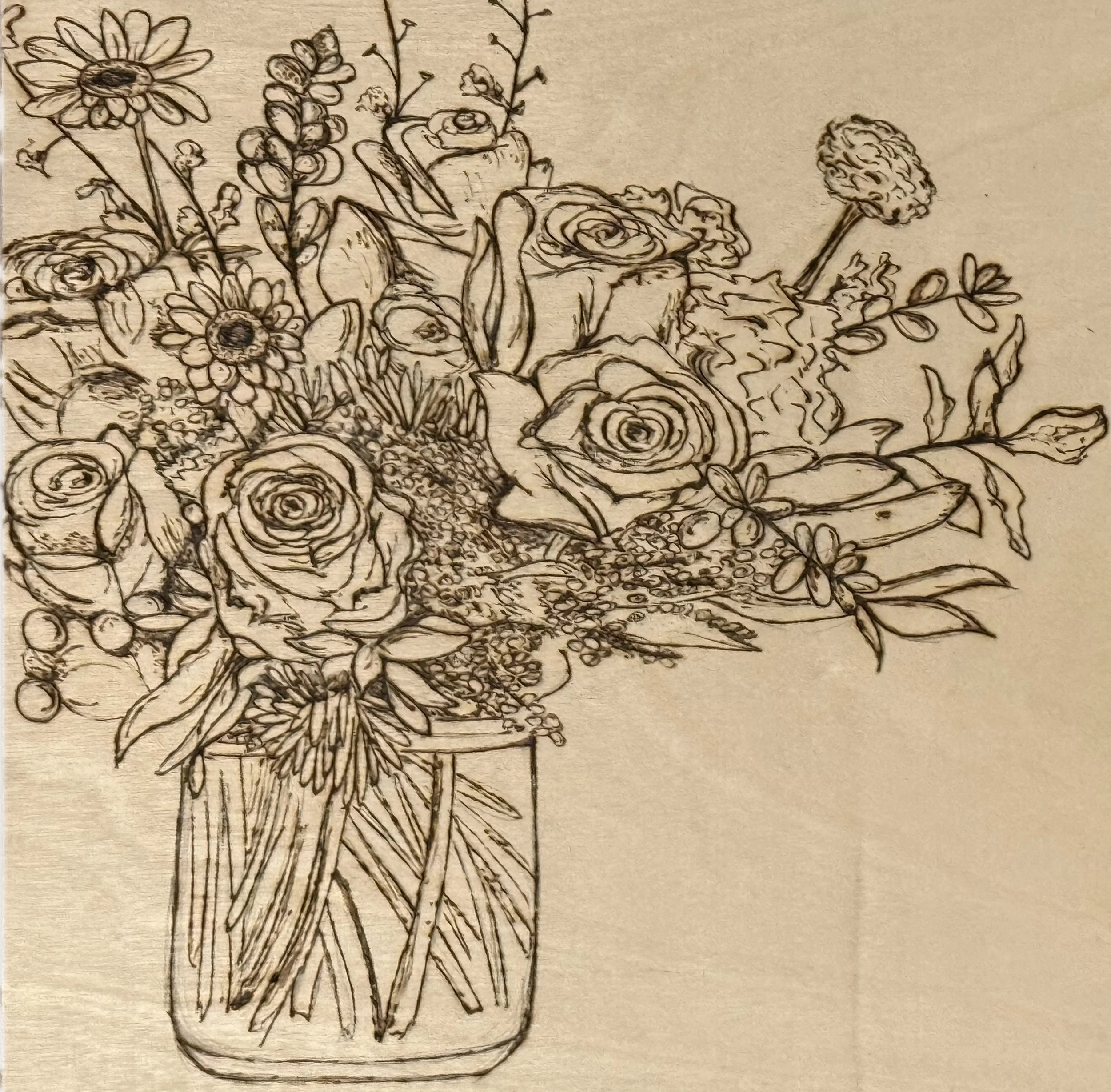 "Carved Petals" Print