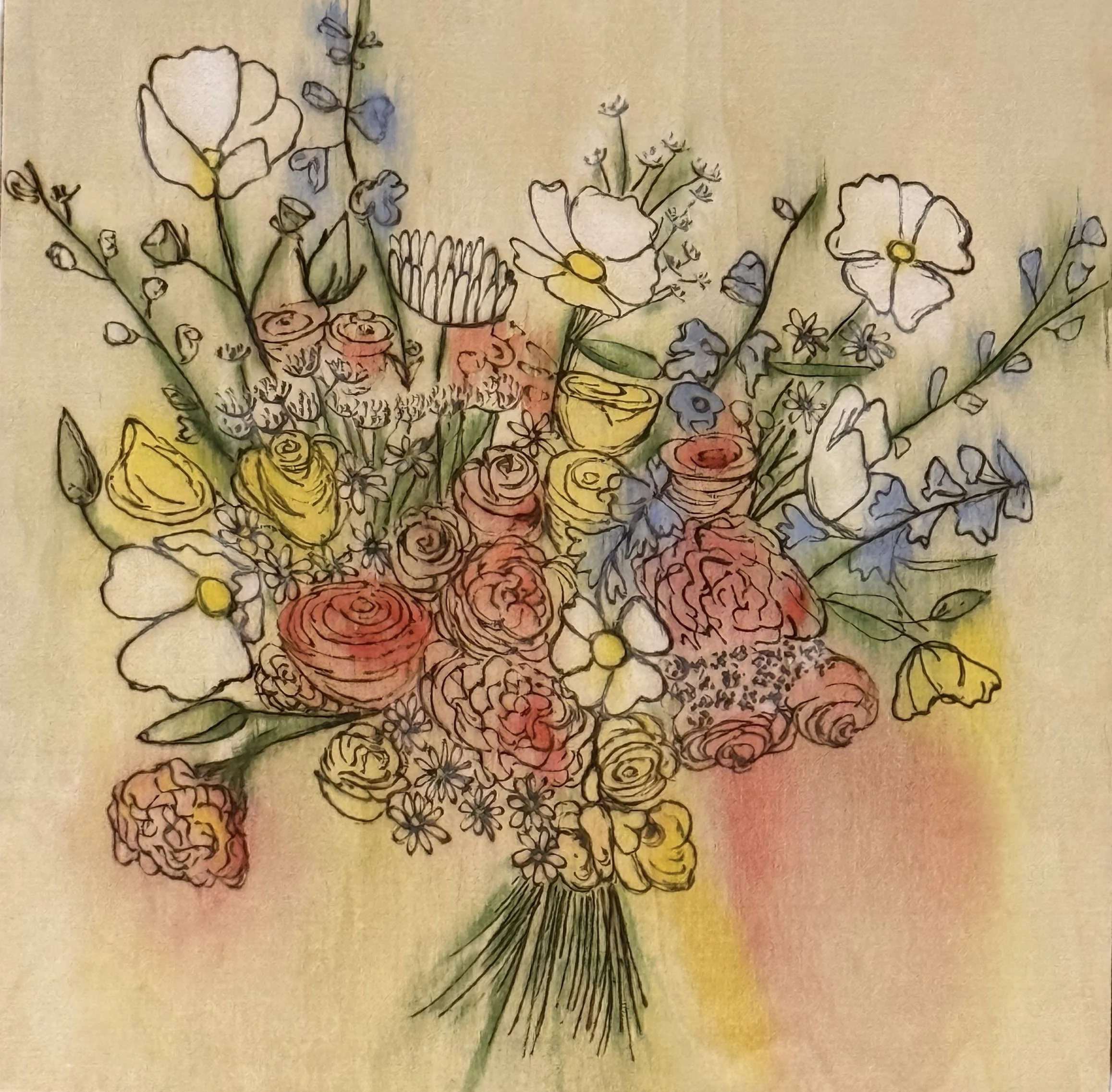 "Joyful Blooms" Print