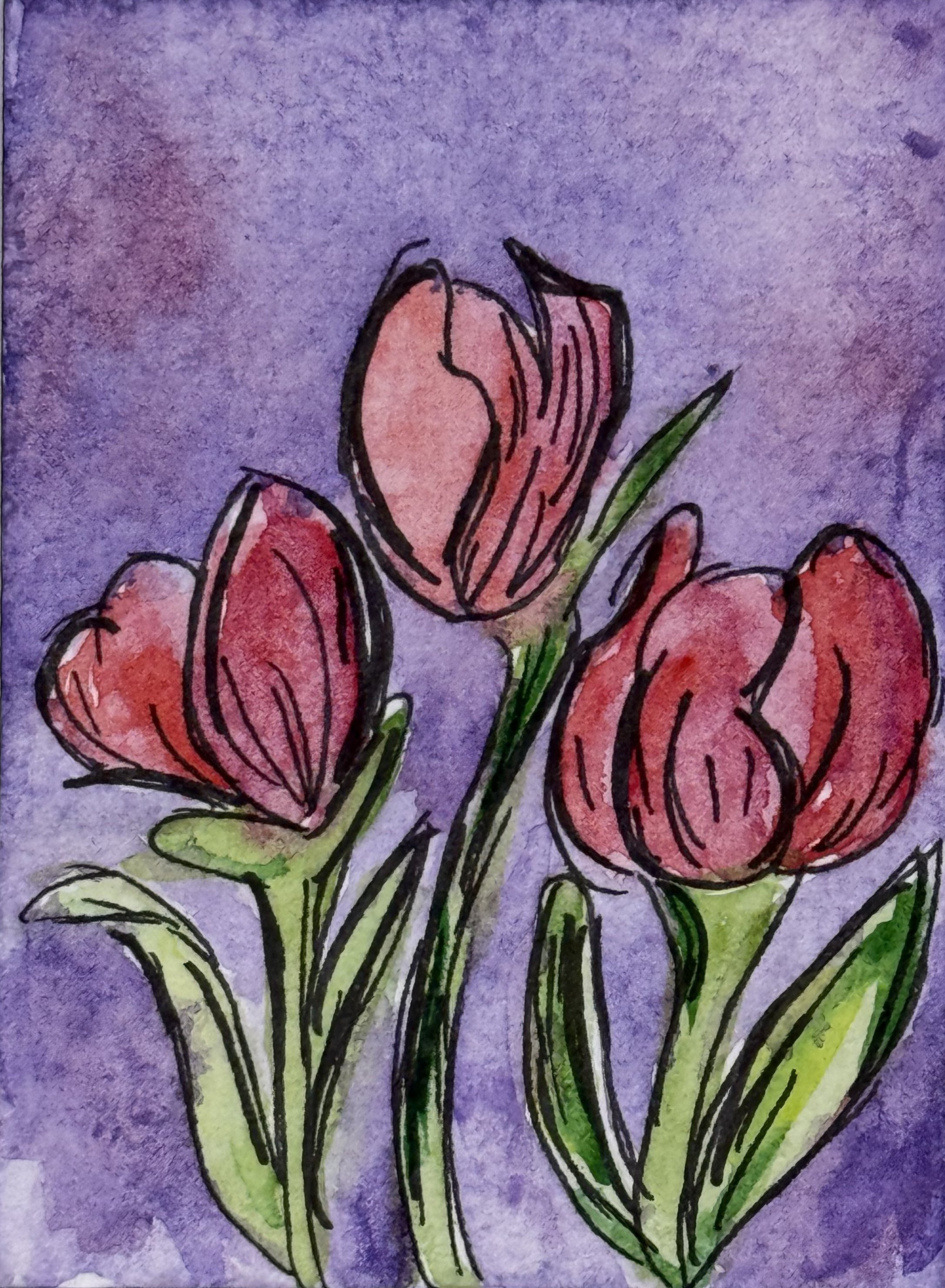 ACEO #14 Print Flower Collection