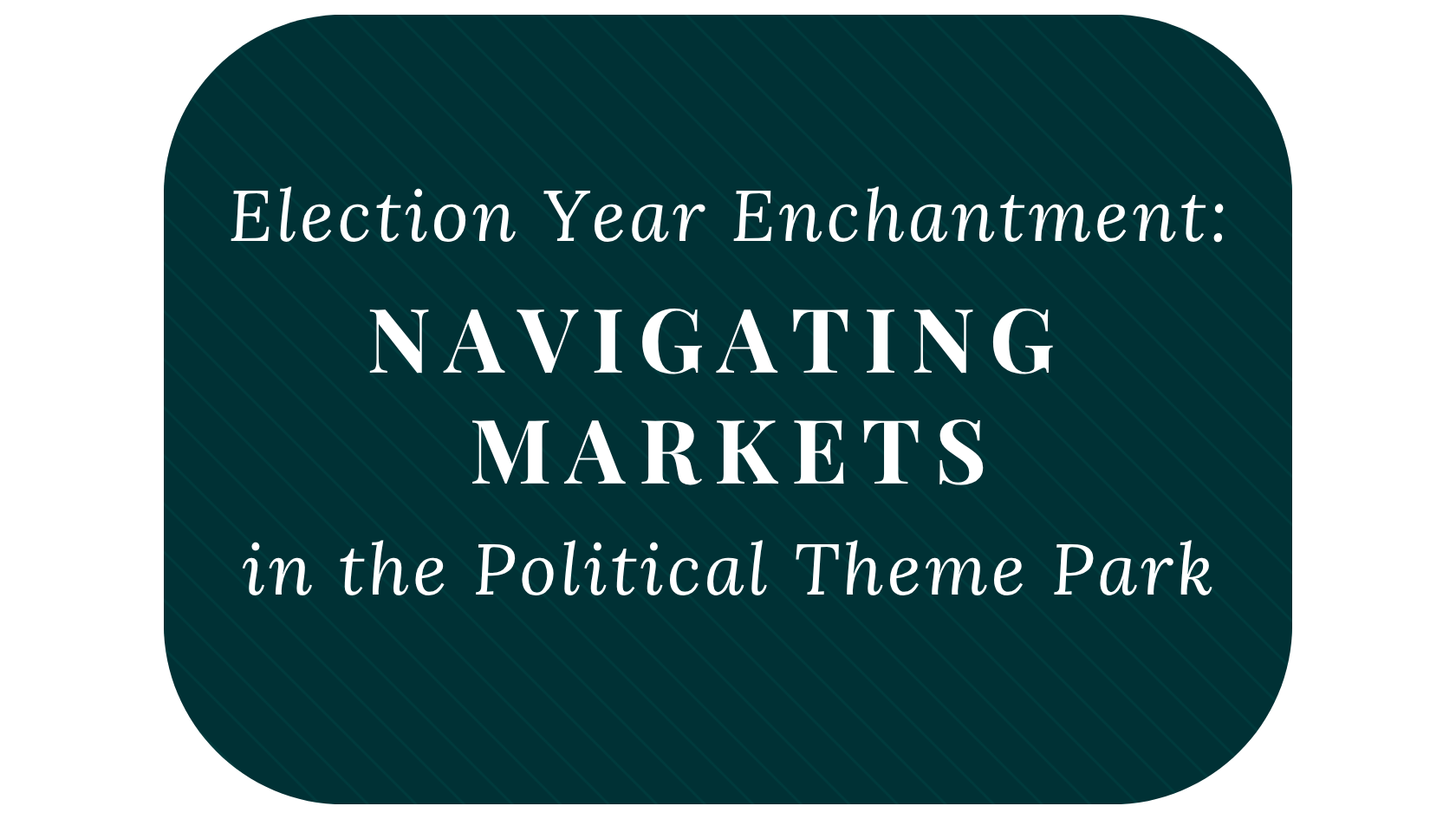 Election Year Enchantment: Navigating Markets in the Political Theme Park