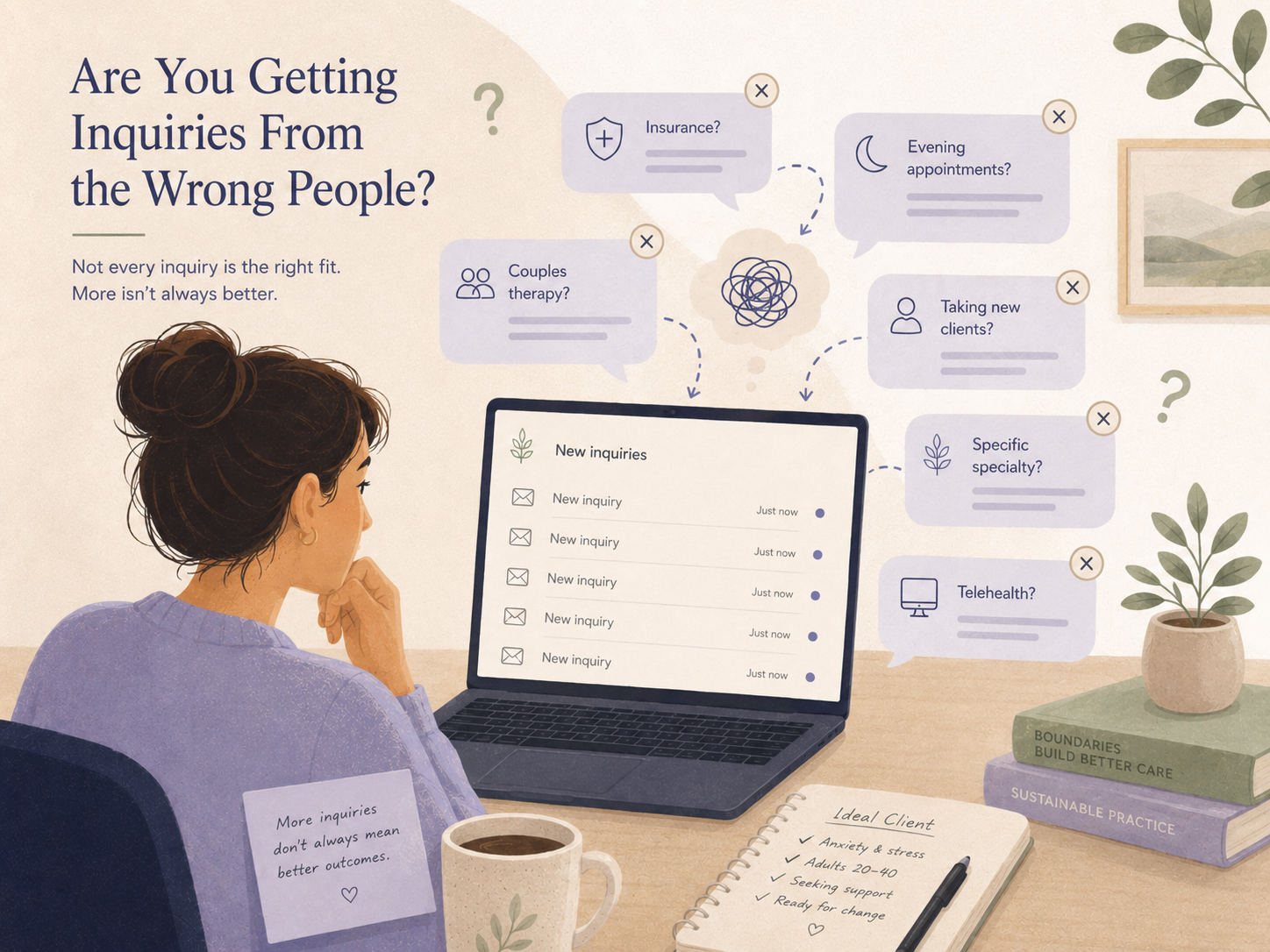 Are you getting inquiries from the wrong people?
