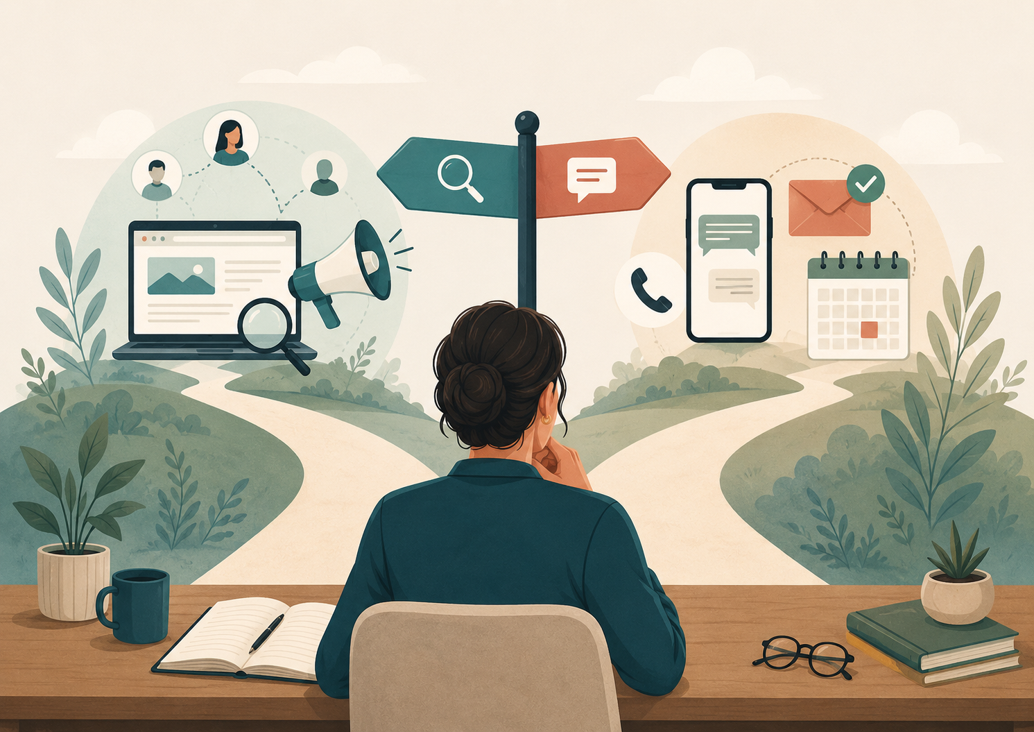 Is your practice solving a visibility problem or a follow-up problem?
