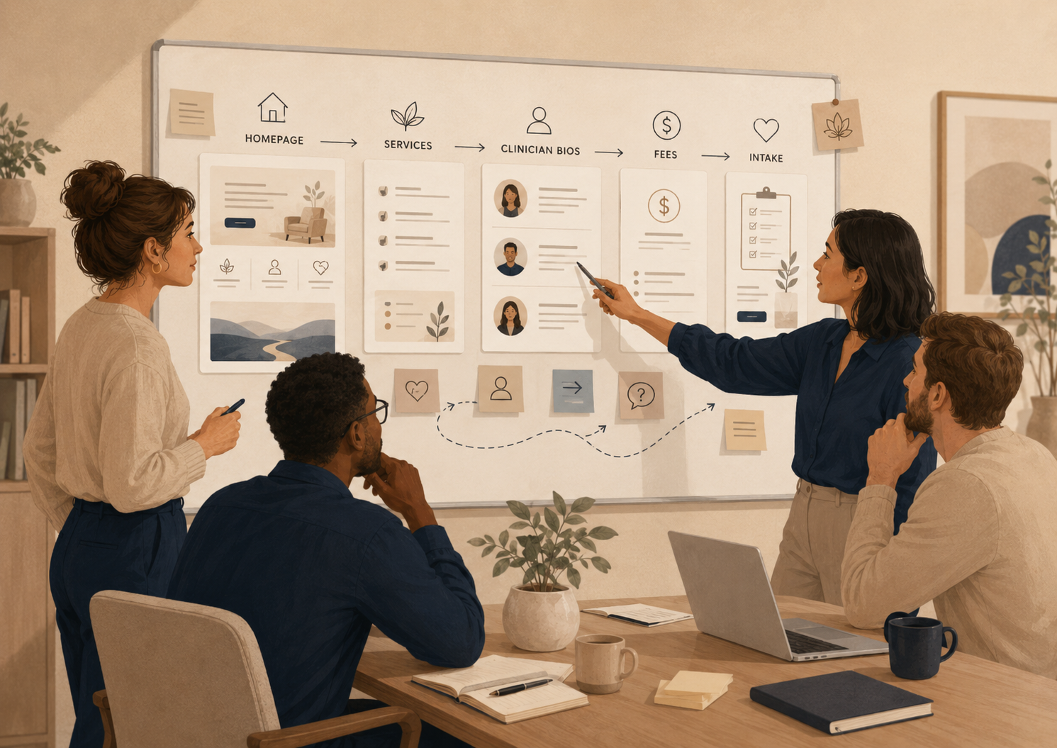 Therapy website strategy: why visitors do not become inquiries