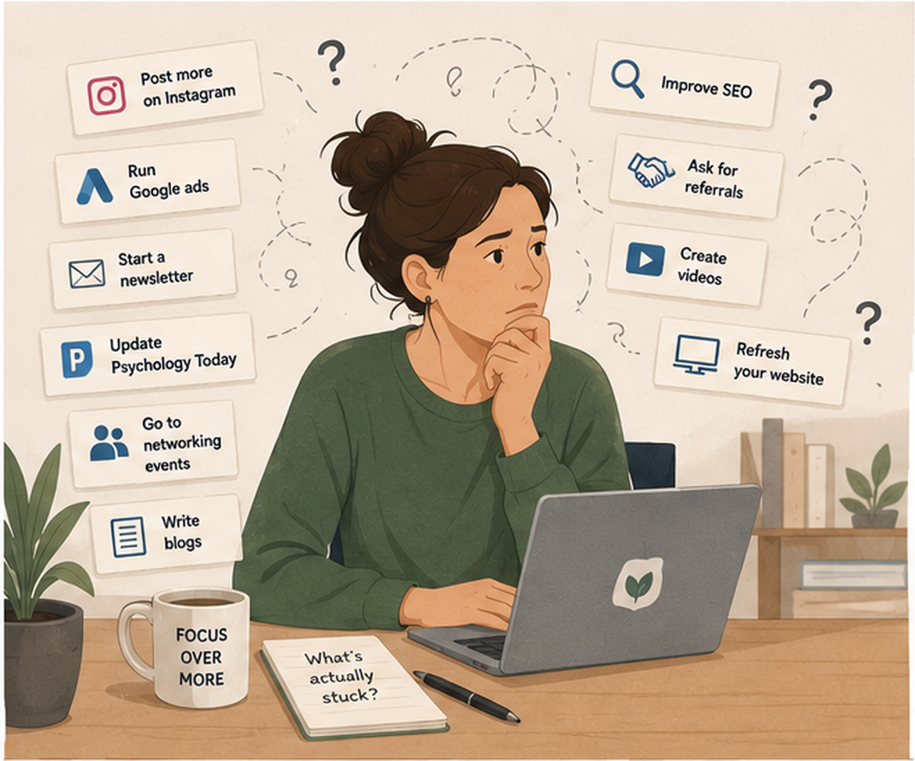 Therapist marketing ideas: which ones should you ignore first?
